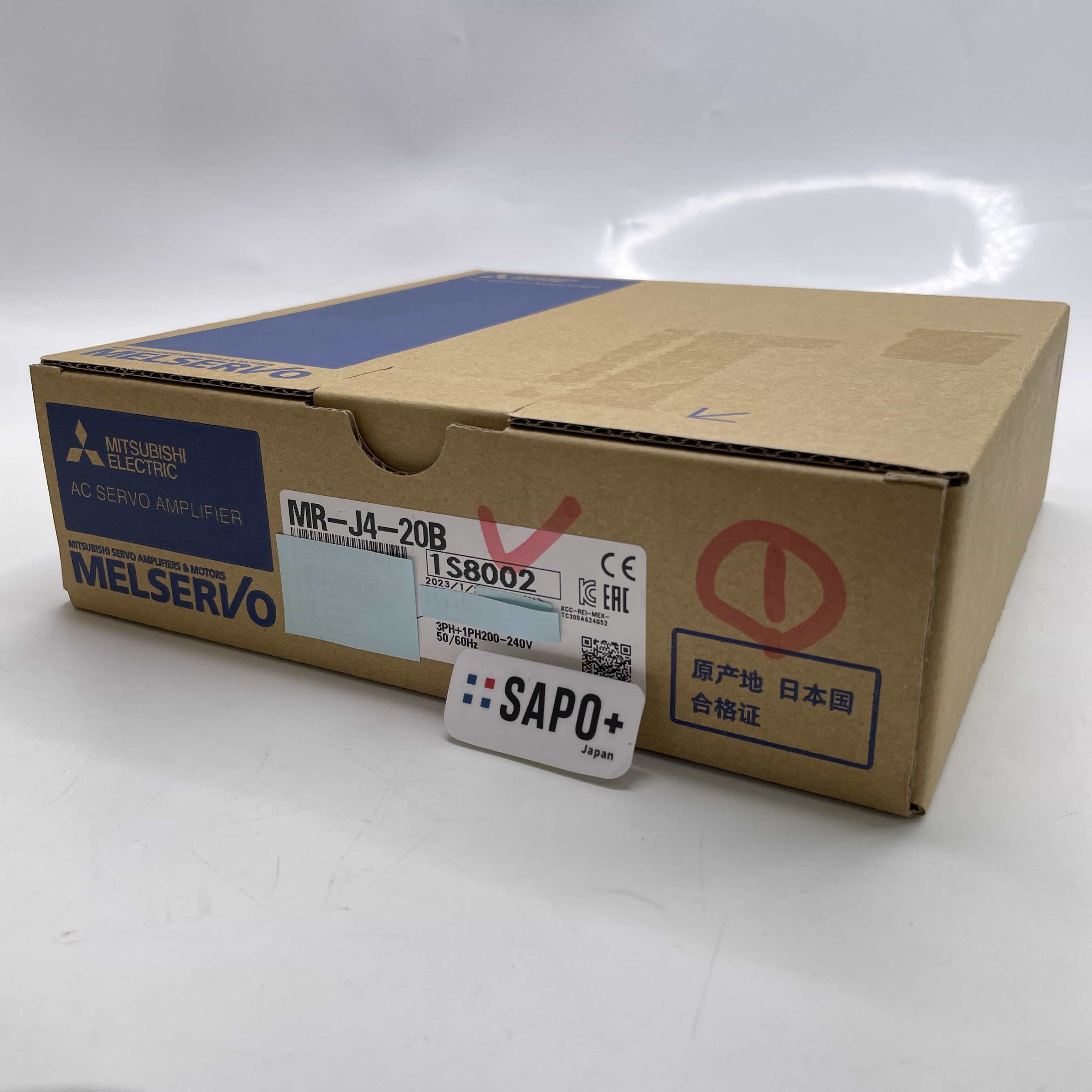 MR-J4-20B 2023年製 印字有/テープ付着跡有 箱番号は選べません サーボアンプ 三菱電機