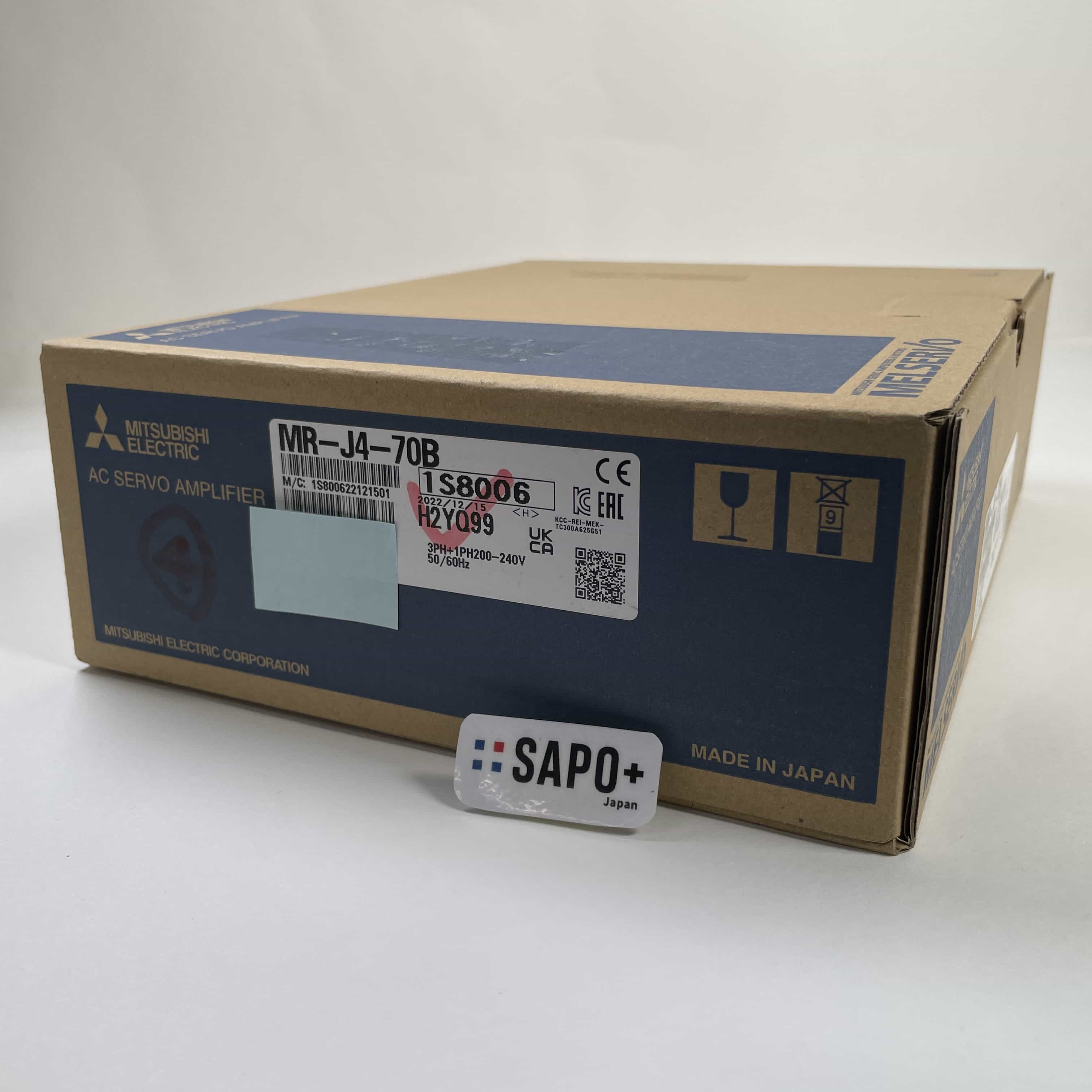 MR-J4-70B 2022年製 箱破れ/印字有/テープ付着跡有 箱番号は選べません サーボアンプ 三菱電機