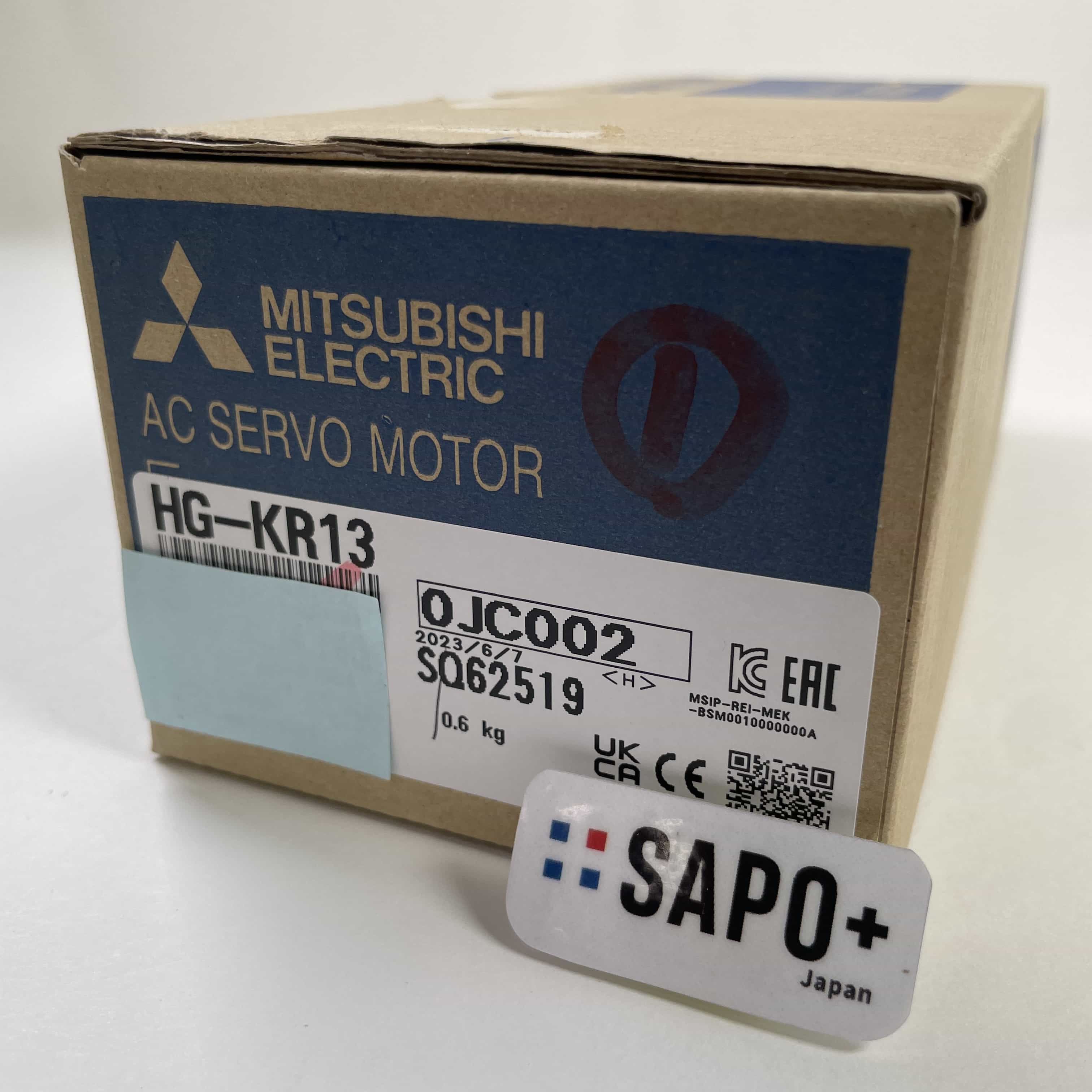 HG-KR13 2023年製 箱破れ/印字有/テープ付着跡有/テープ付着あり 箱番号は選べません サーボモータ 三菱電機