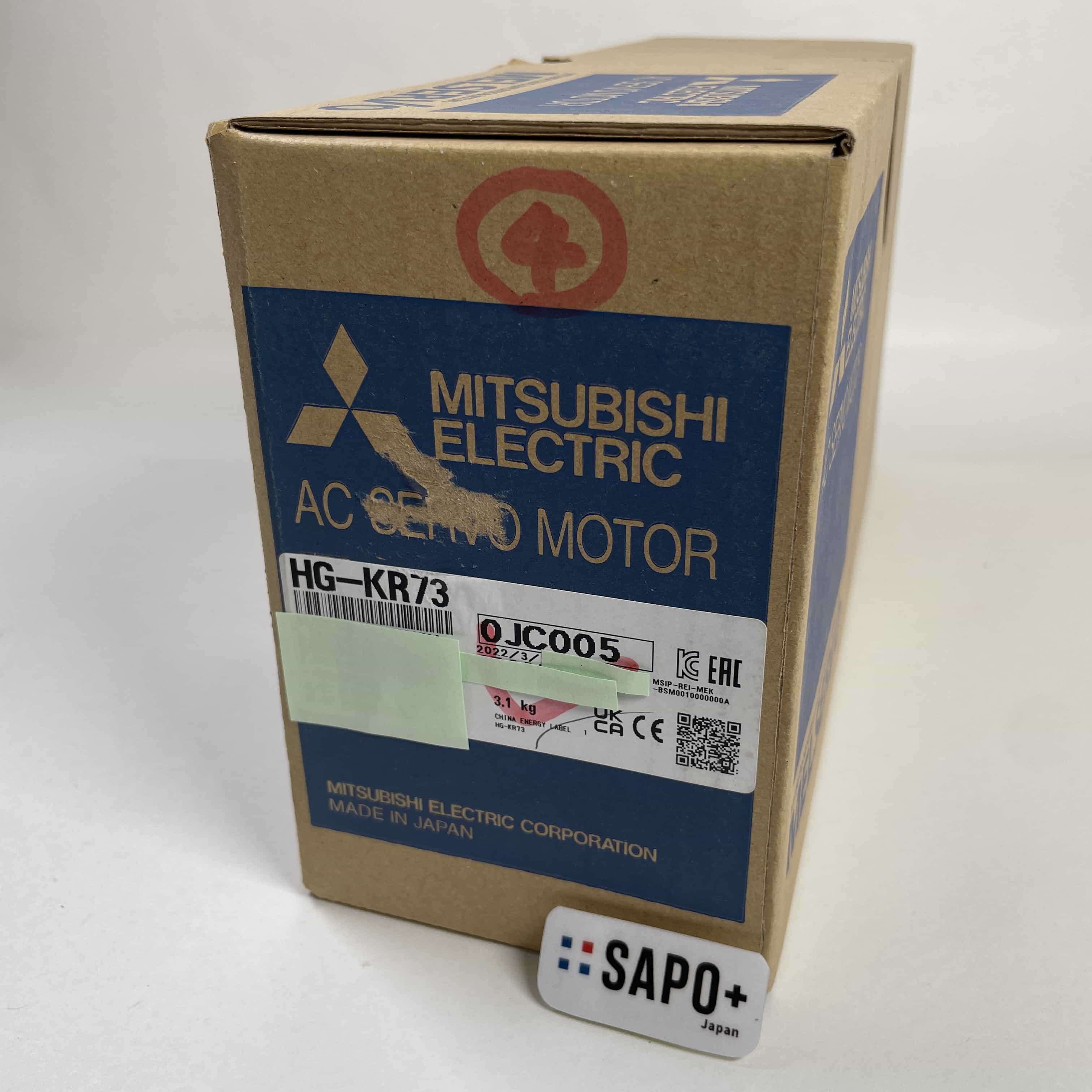 HG-KR73 2022年製 印字有/テープ付着有/テープ付着跡有/ 箱破れ有 箱番号は選べません サーボモータ 三菱電機