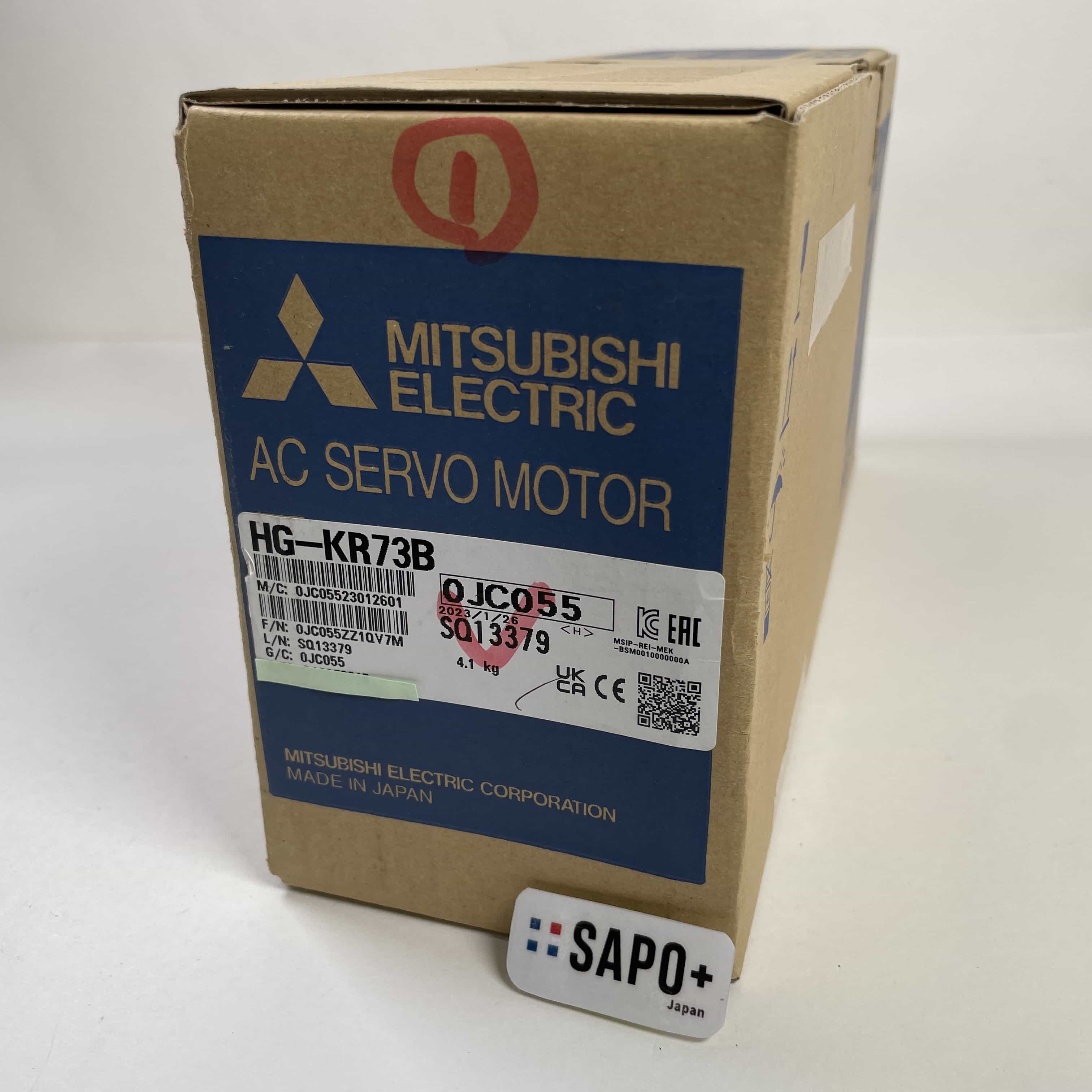 HG-KR73B 2023年製 印字有/テープ付着有/テープ付着跡有 サーボモータ 三菱電機