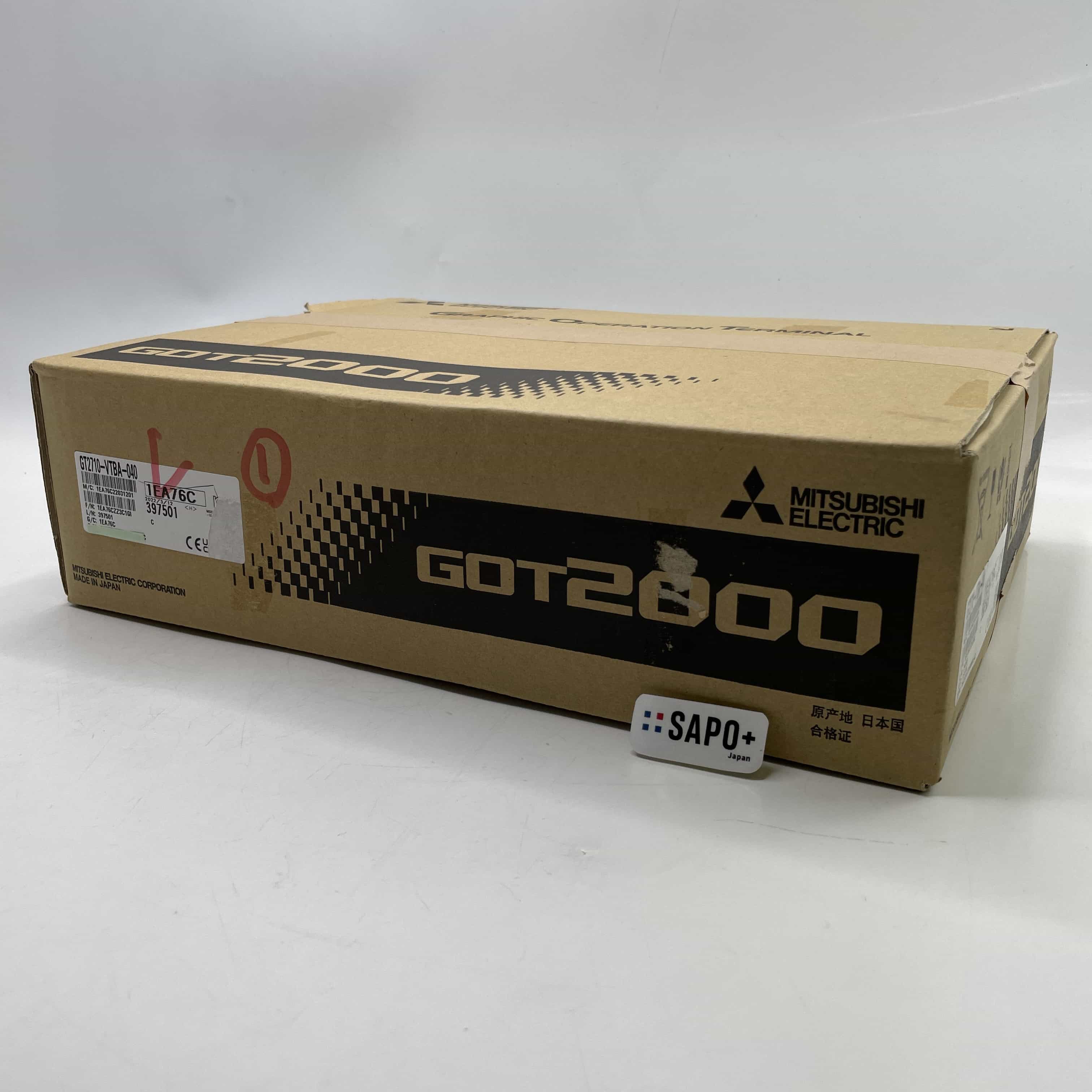 GT2710-VTBA-040 2022年製 箱破れ/箱汚れ有/印字有/テープ付着跡有 表示器（GOT本体） 三菱電機