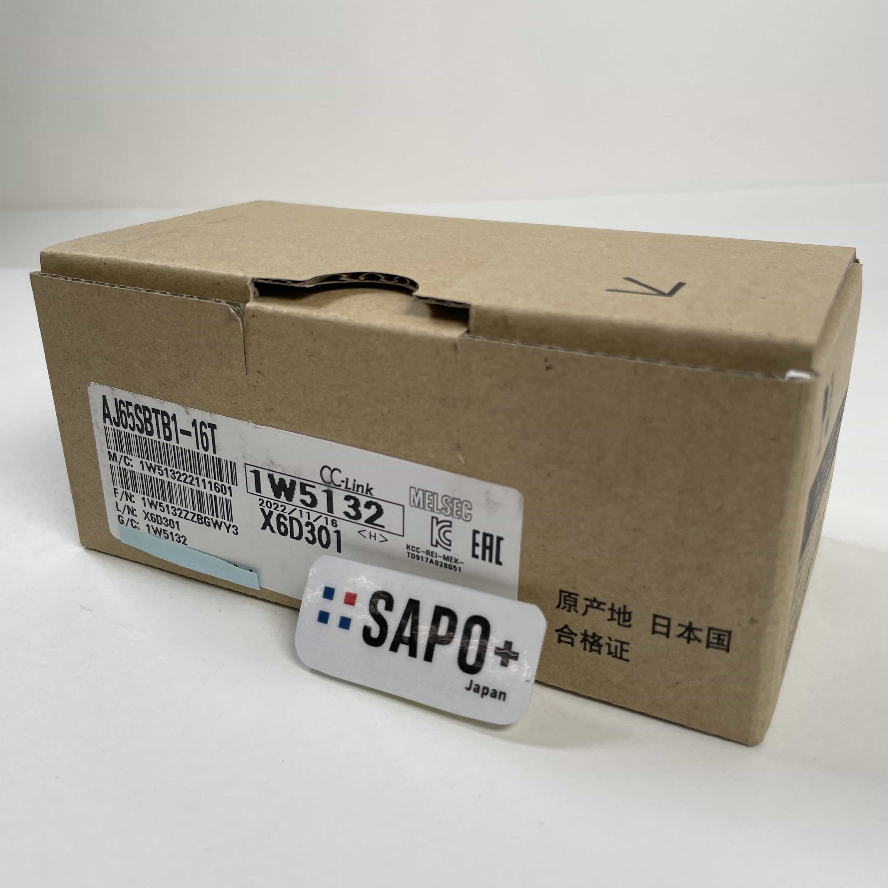 AJ65SBTB1-16T 2022年製 箱汚れ有 リモートI/Oユニット（トランジスタ出力） 三菱電機