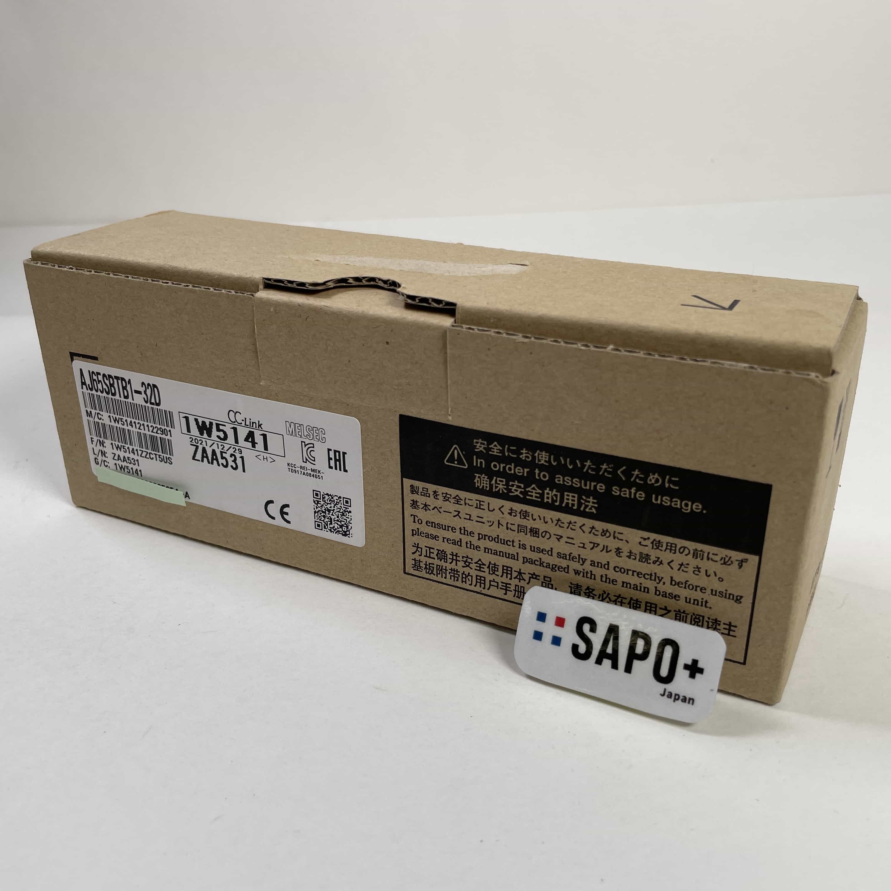 AJ65SBTB1-32D 2021年製 箱破れ有 リモートI/Oユニット（トランジスタ入力） 三菱電機