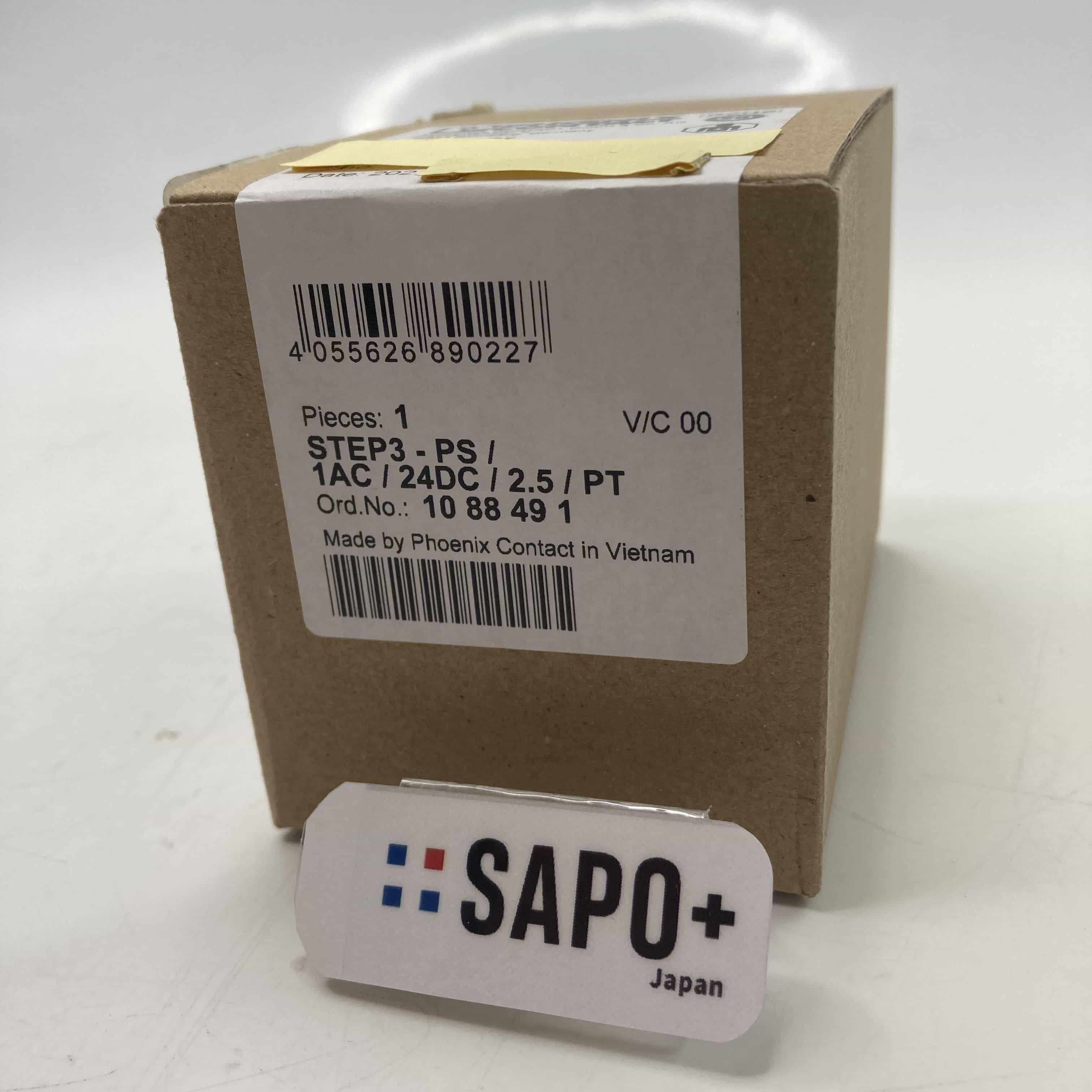 STEP3-PS/1AC/24DC/2.5/PT 2021年製 箱潰れ有/汚れ有/テープ付着有 パワーサプライ 24V 2.5A Phoenix Contact
