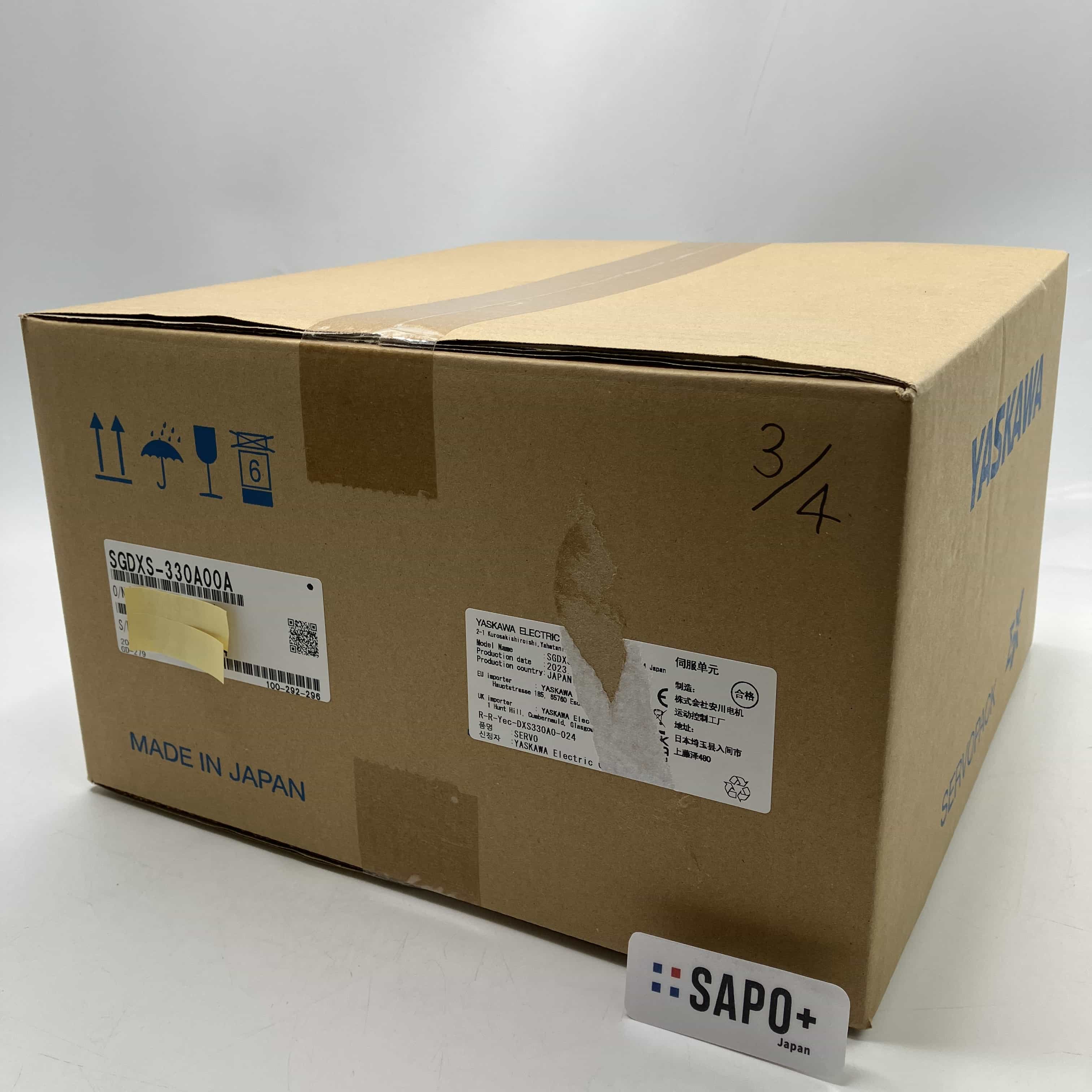 SGDXS-330A00A 2023年製 箱破れ有/箱潰れ有/汚れ有/印字有/箱は選べません サーボアンプ SGDXシリーズ 安川電機