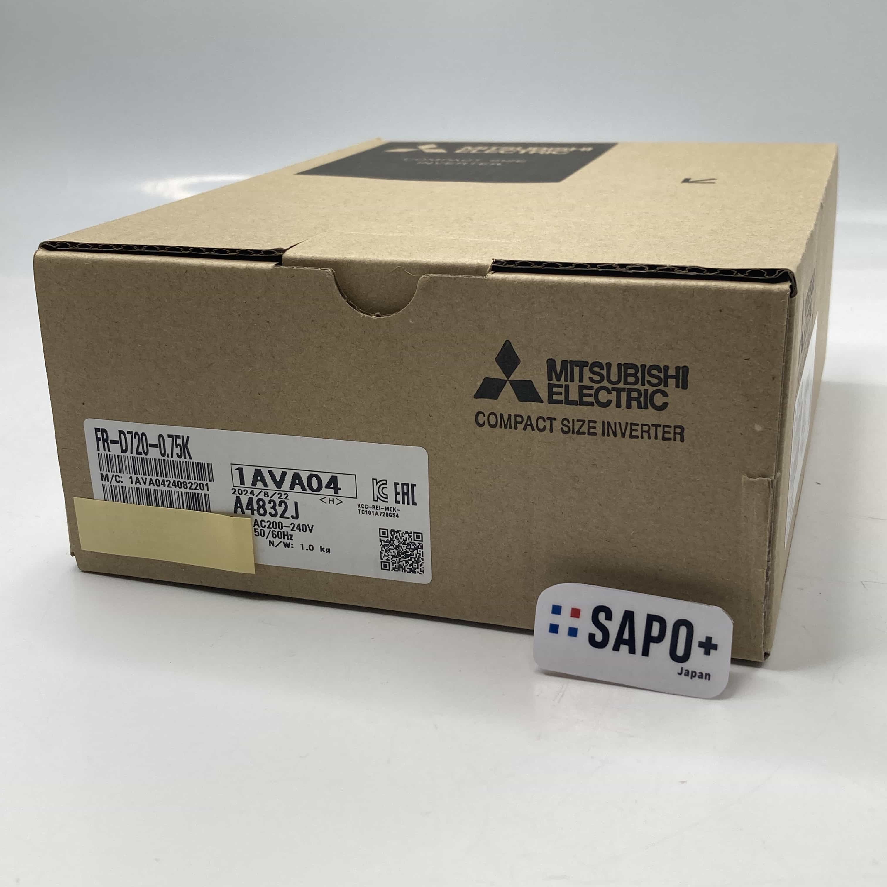 FR-D720-0.75K 2024年製 箱破れ有 インバータ 三菱電機