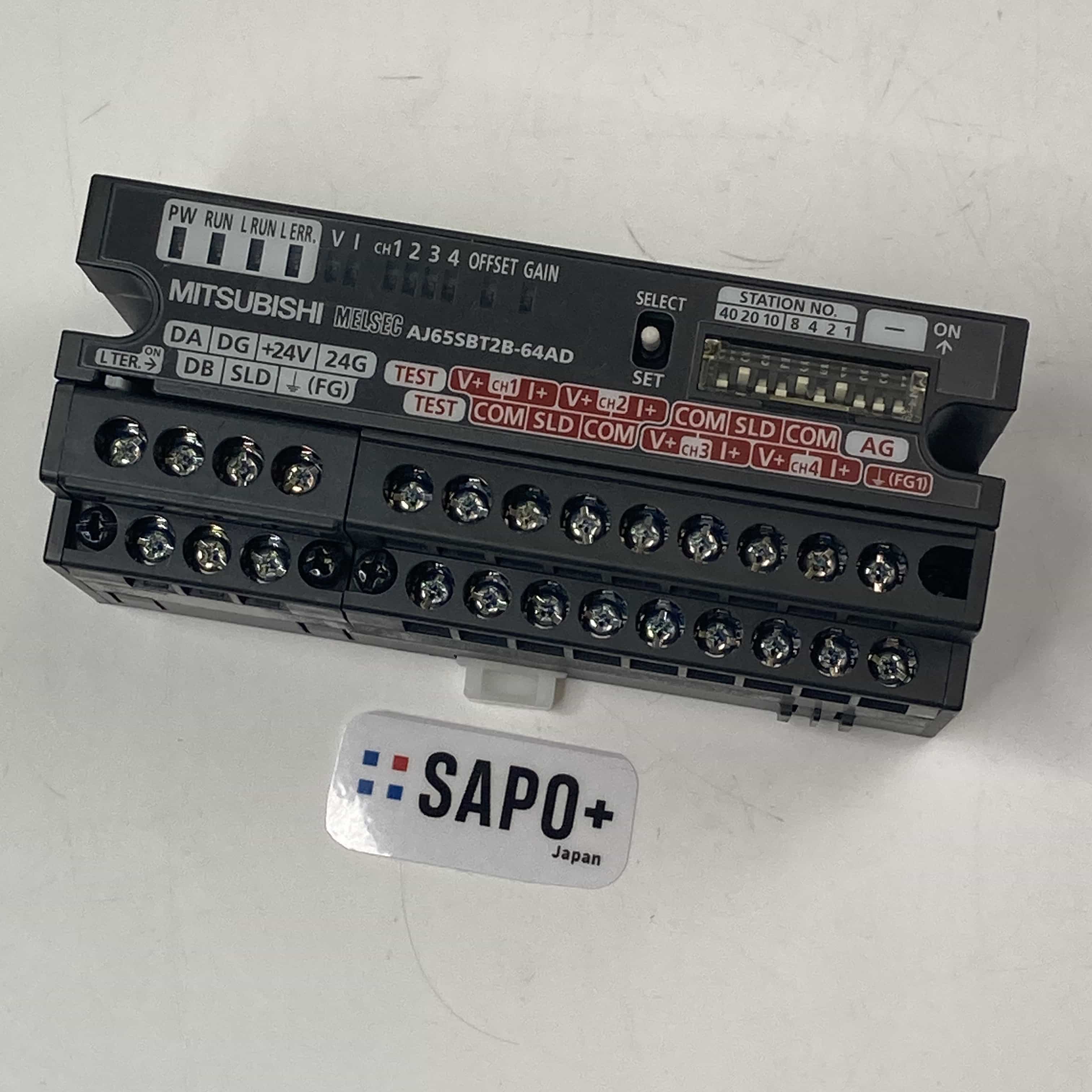 AJ65SBT2B-64AD 2015年製 リモートI/Oユニット 三菱電機