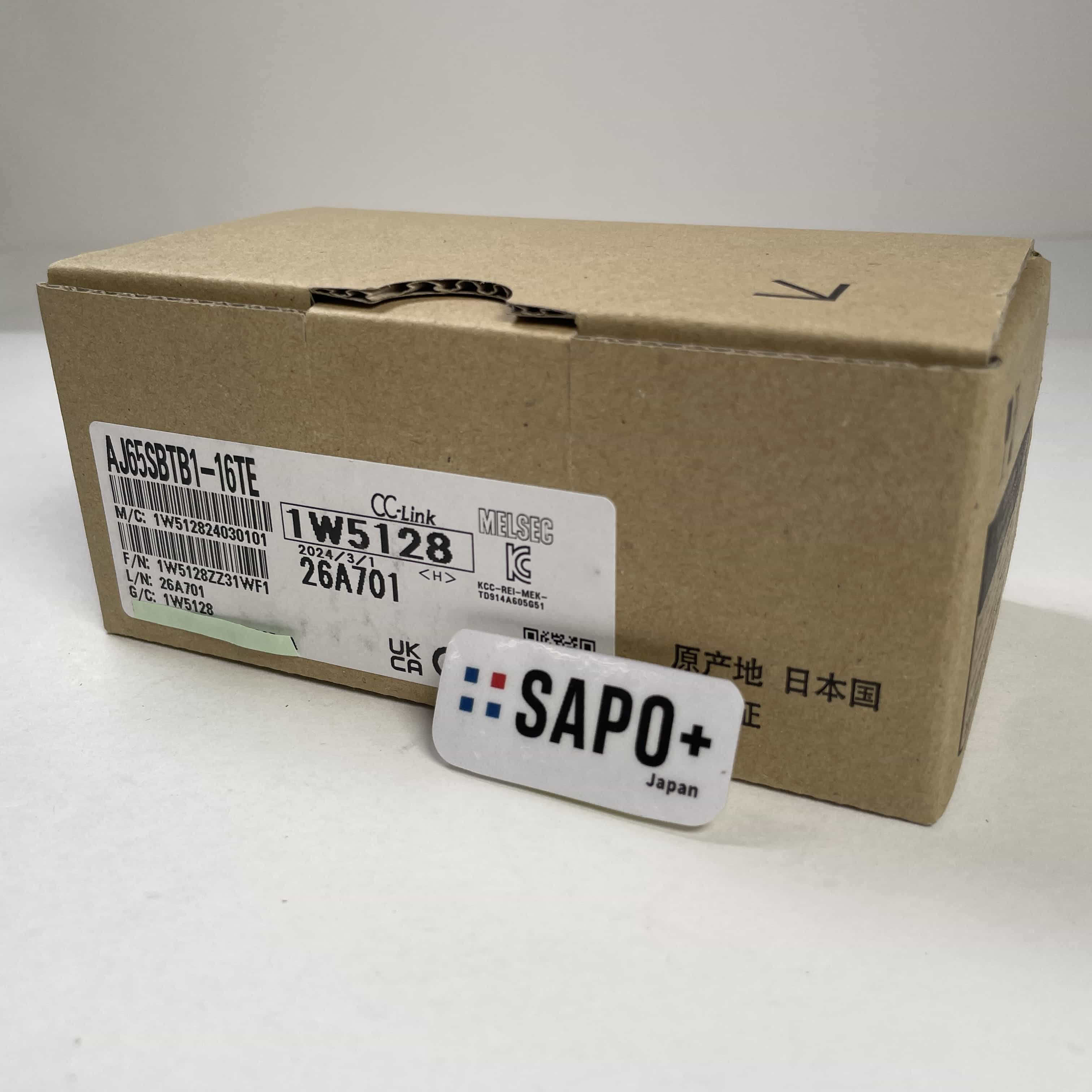 AJ65SBTB1-16TE 2024年製 箱破れ有 リモートI/Oユニット（トランジスタ出力 16点） 三菱電機