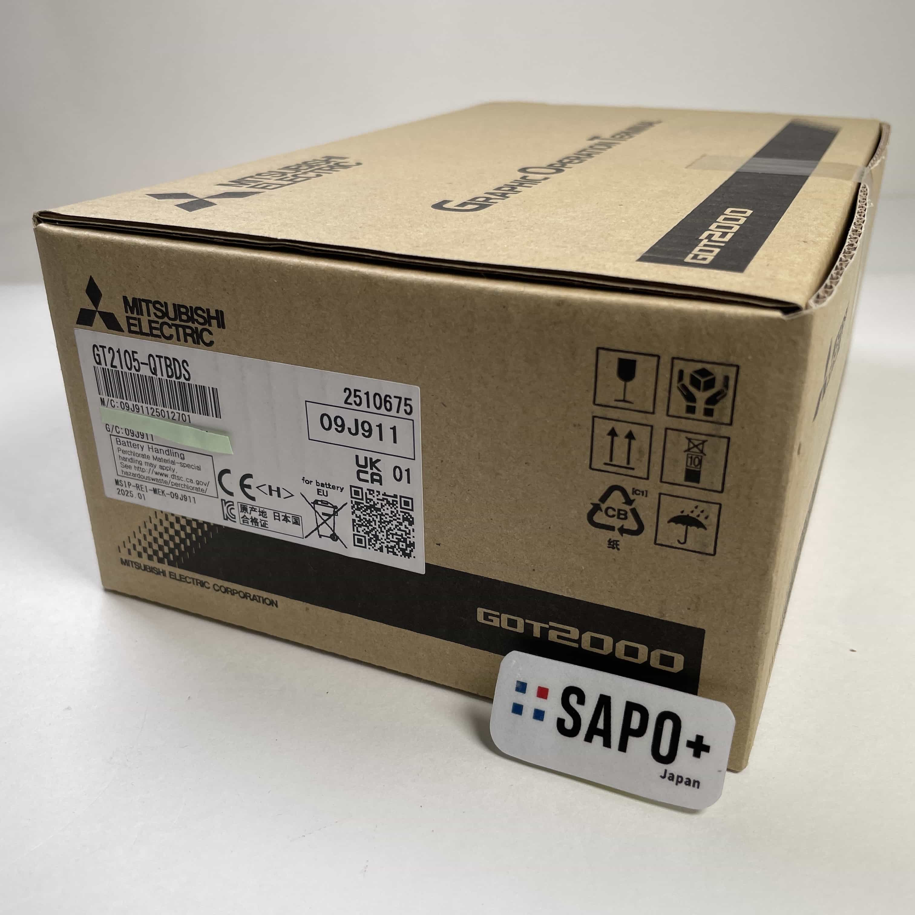 GT2105-QTBDS 2025年製 GOT本体 三菱電機