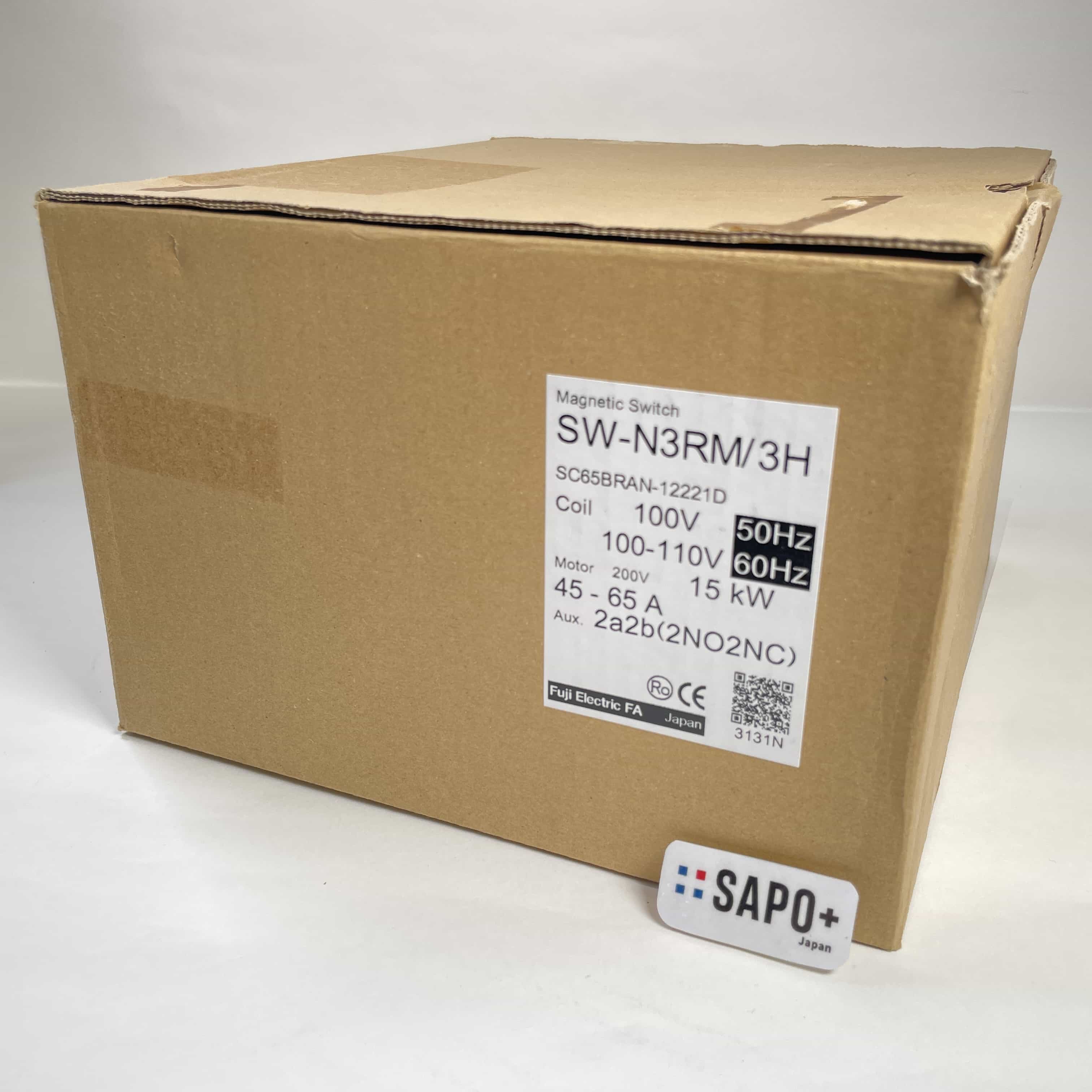 SW-N3RM/3H 100V  箱破れ有/箱潰れ有/テープ付着跡有 電磁開閉器 富士電機