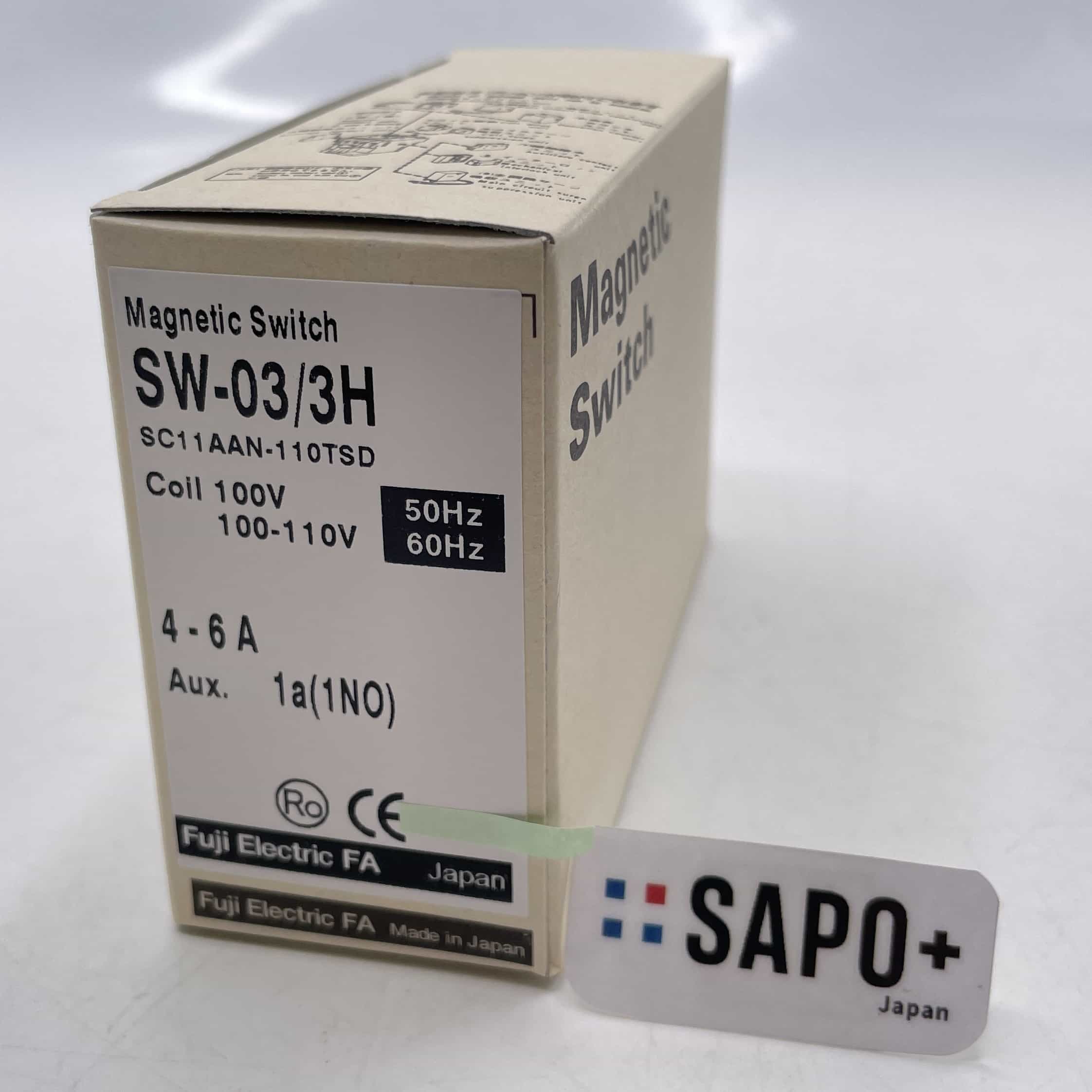 SW-03/3H 100v-110v 4-6A 電磁開閉器 富士電機