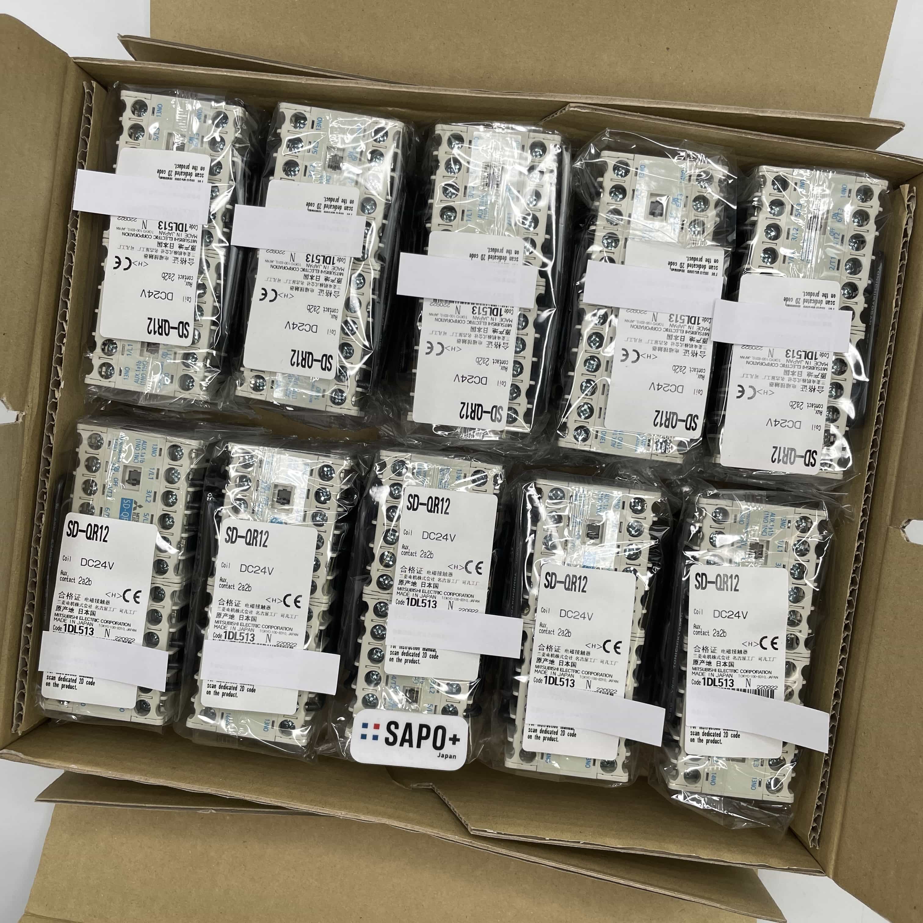 SD-QR12 DC24V 2a2b(10個入り) 2022年製 外箱ダメージ有 ソリッドステートリレー 三菱電機