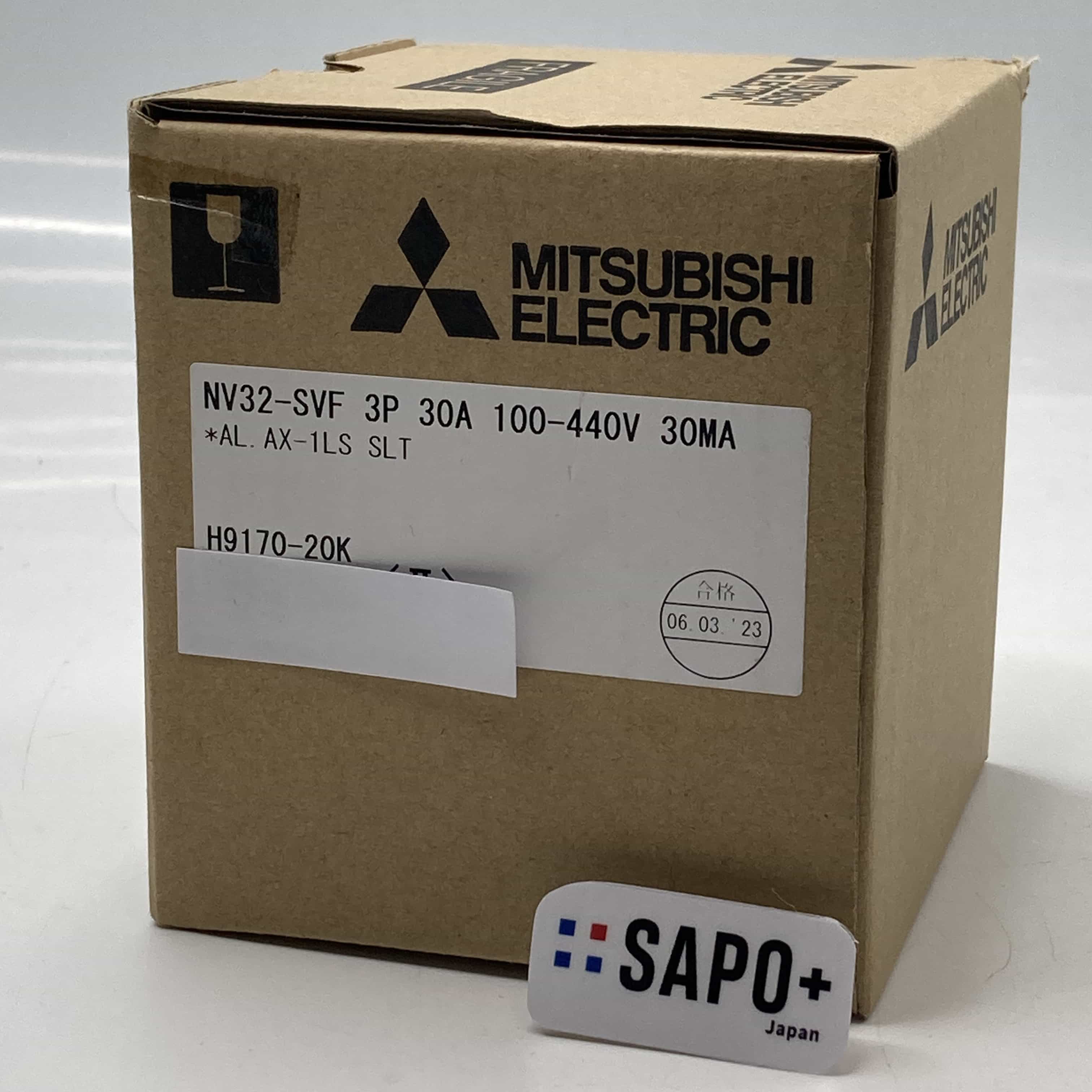 NV32-SVF 3P 30A 100-440V 30MA 2023年製 外箱ダメージ有 漏電遮断器 三菱電機