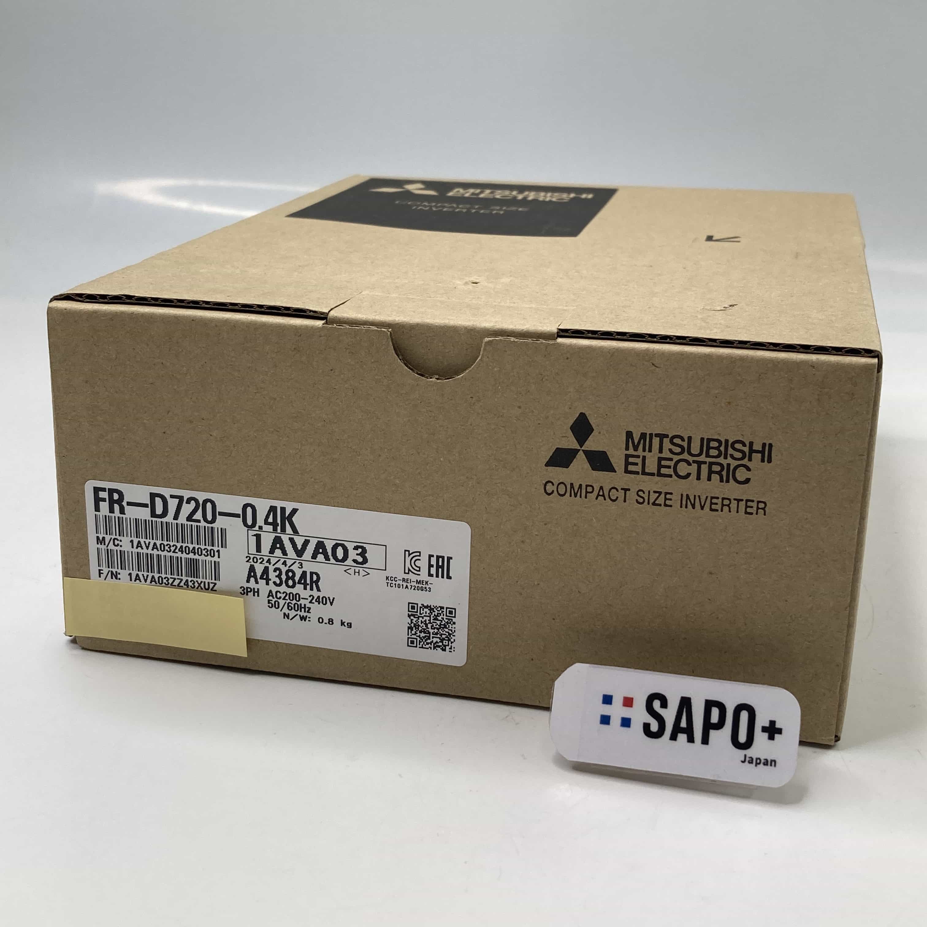 FR-D720-0.4K 2024年製 箱破れ有/箱潰れ有 インバータ 三菱電機
