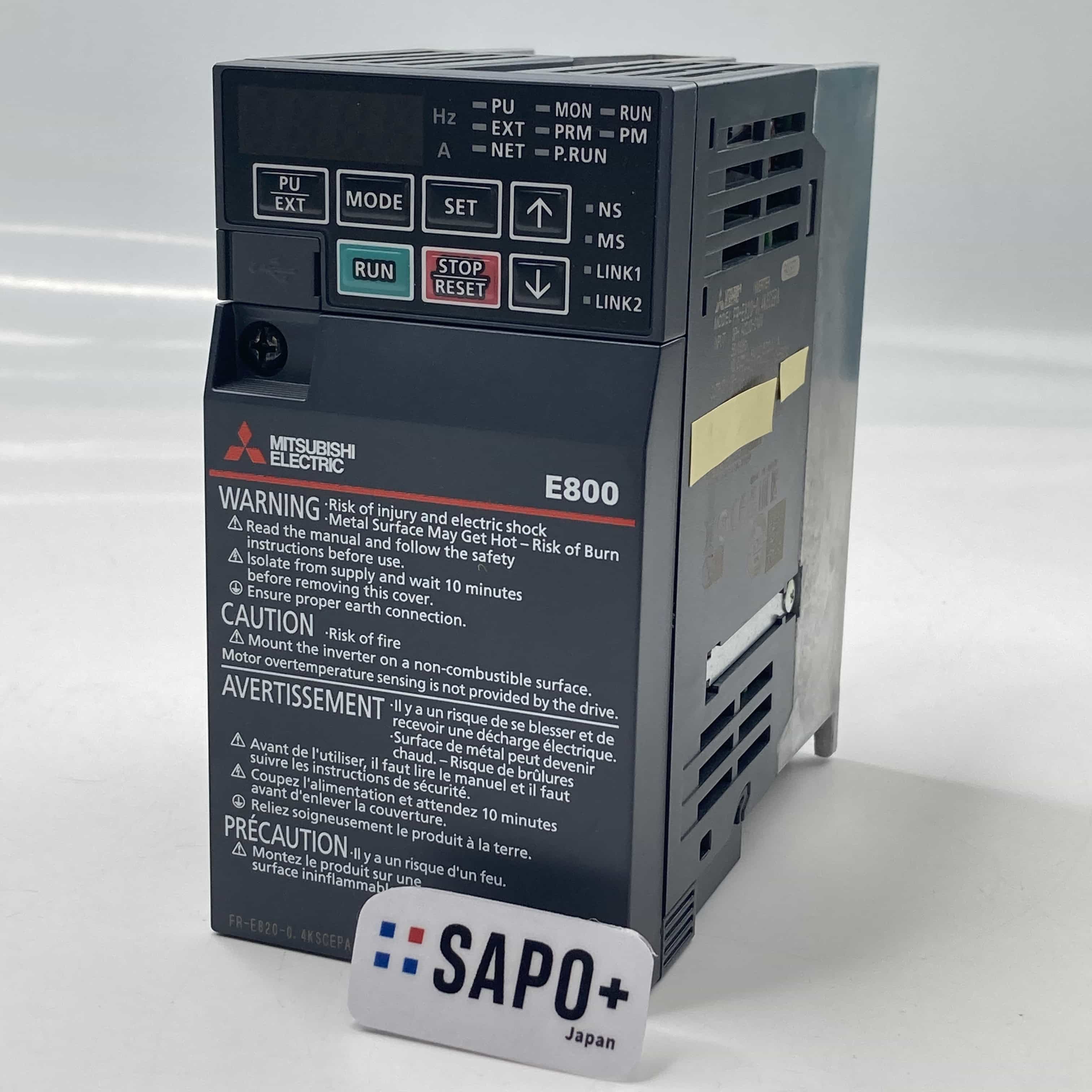 FR-E820-0.4KSCEPA 2023年製 取付のみ インバータFREQROL 三菱電機