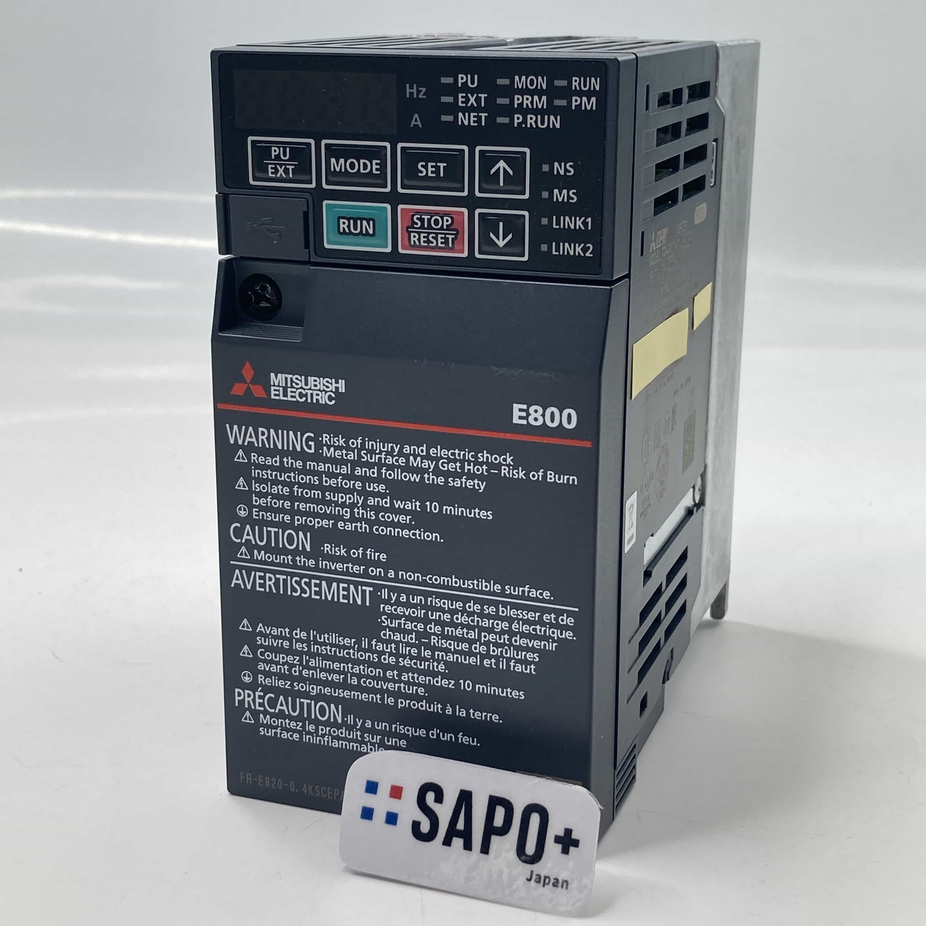 FR-E820-0.4KSCEPA 2023年製 取付のみ インバータFREQROL 三菱電機