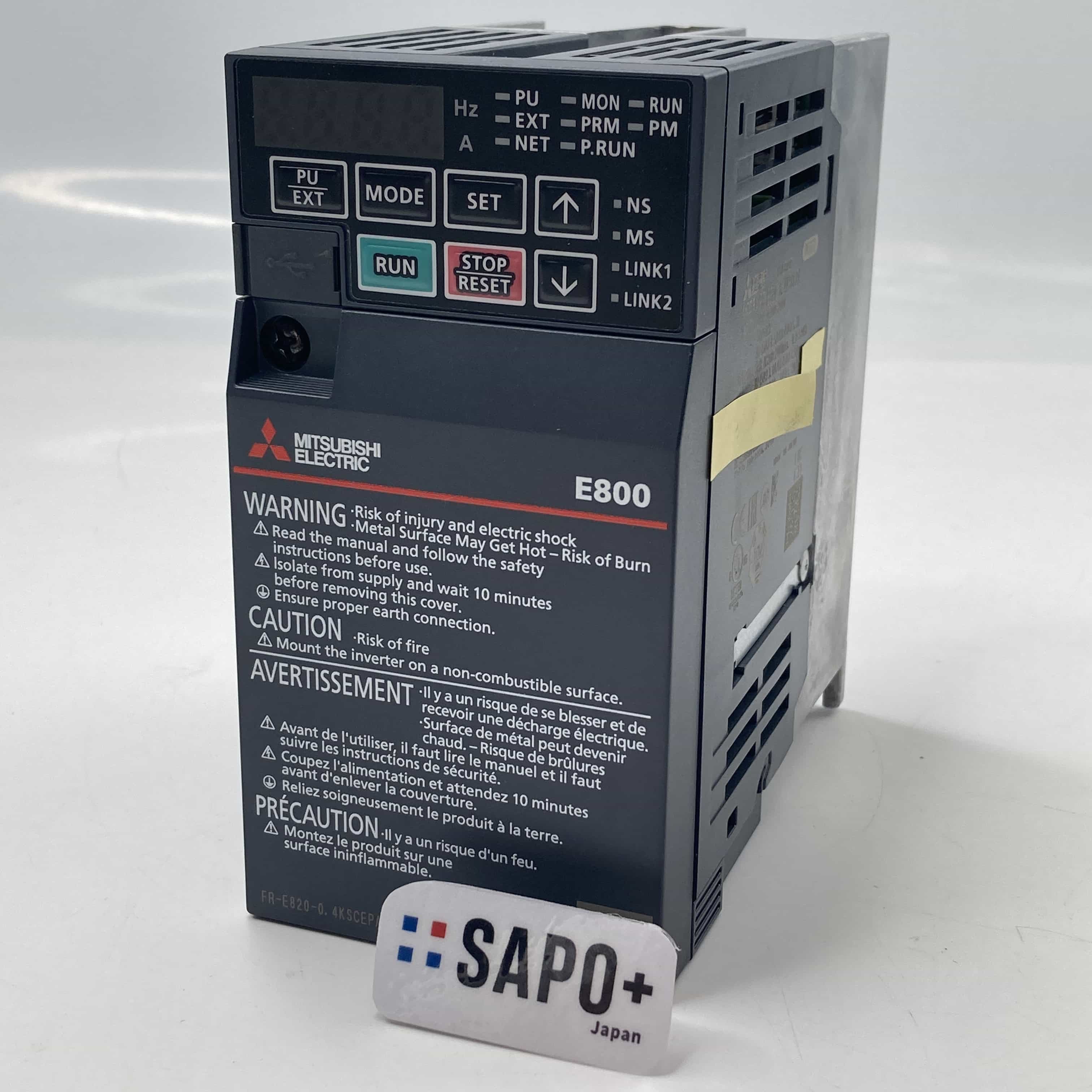 FR-E820-0.4KSCEPA 2022年製 取付のみ インバータFREQROL 三菱電機