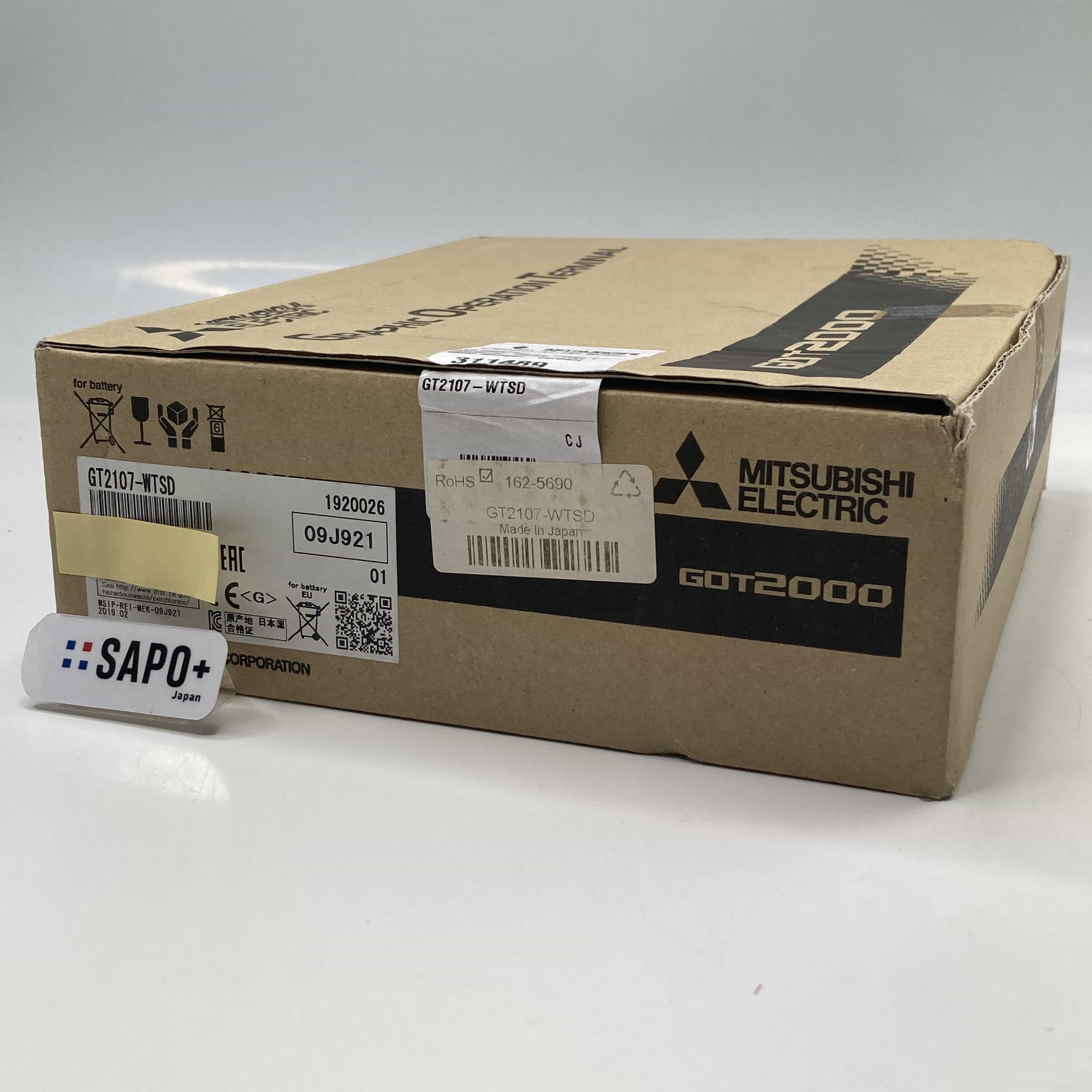 GT2107-WTSD 2019年製 外箱ダメージ有 グラフィックオペレーションターミナル 三菱電機