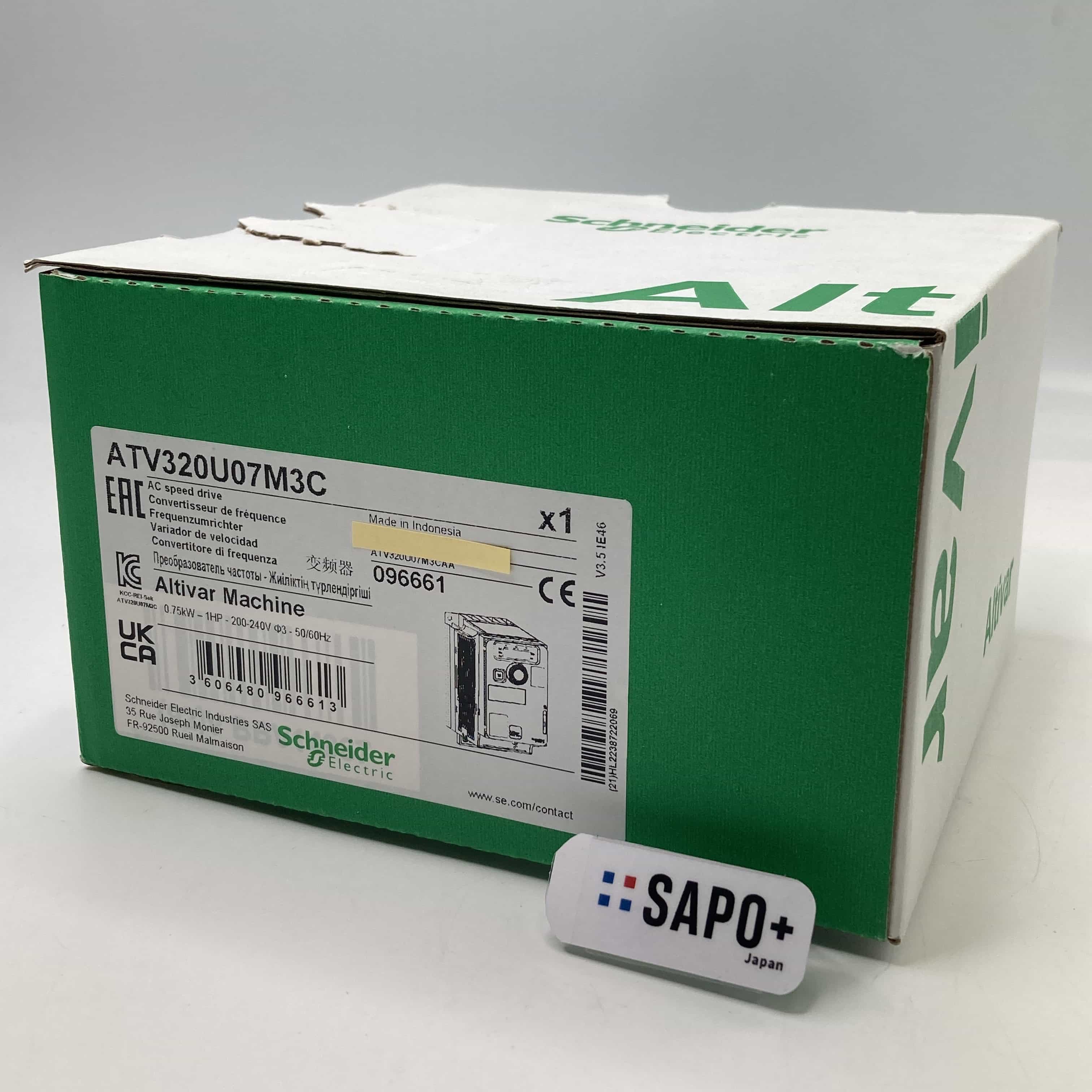 ATV320U07M3C  外箱ダメージ有 インバータ Schneider