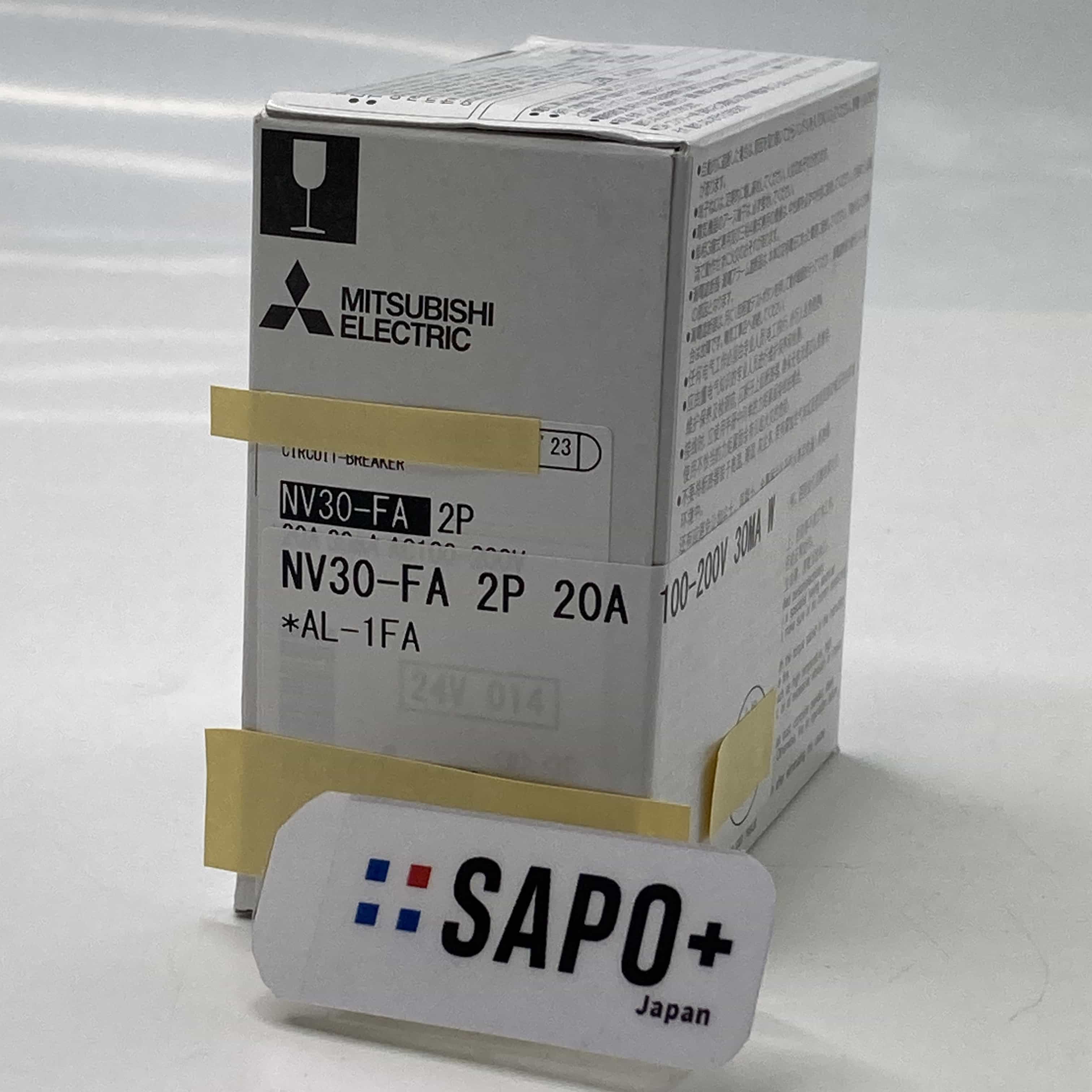 NV30-FA 2P 20A 100-200V 30MA W 2023年製 漏電遮断器 三菱電機