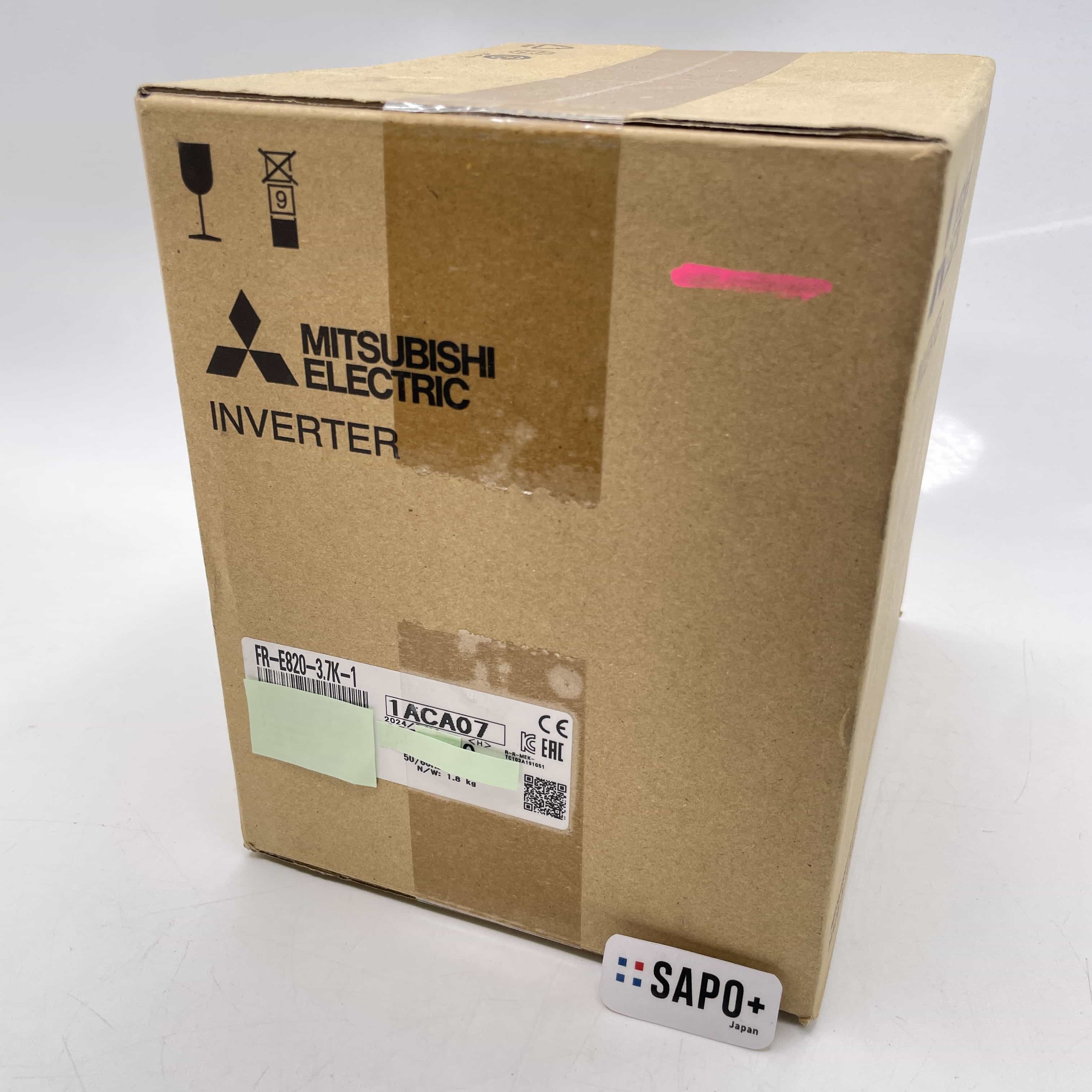 FR-E820-3.7K-1 2024年製 外箱ダメージ有 インバータ 三菱電機