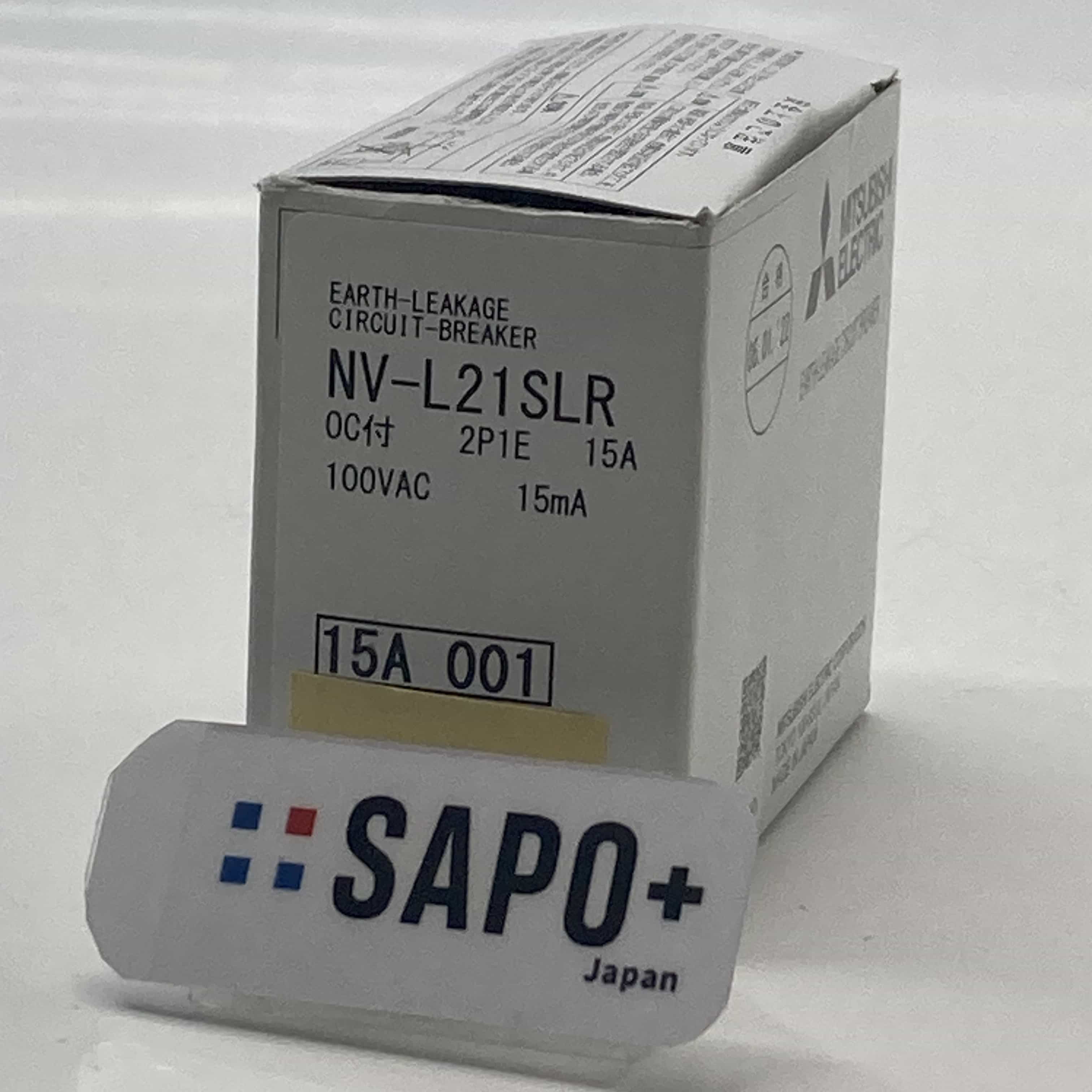NV-L21SLR 2P1E 15A 2022年製 外箱ダメージ有 漏電遮断器 三菱電機