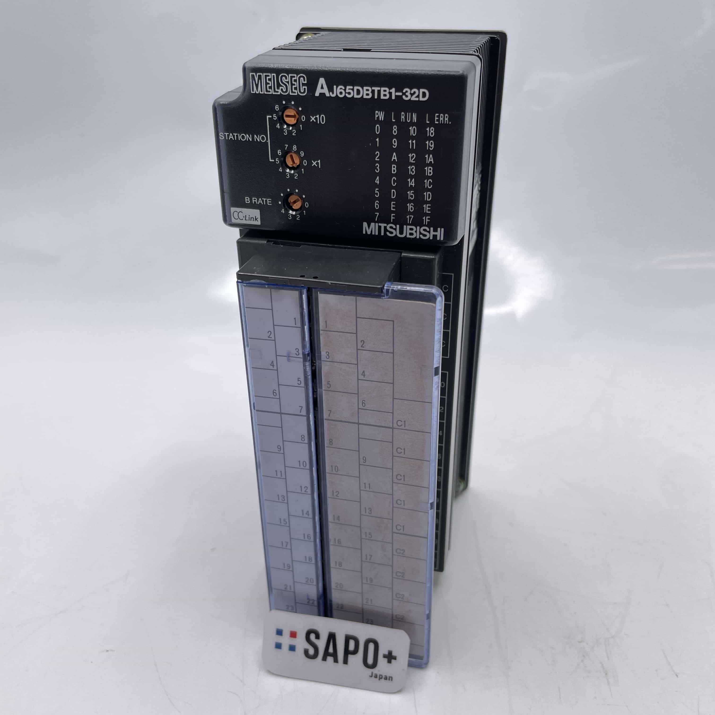AJ65DBTB1-32D + A6DIN1C リモートI/Oユニット 三菱電機