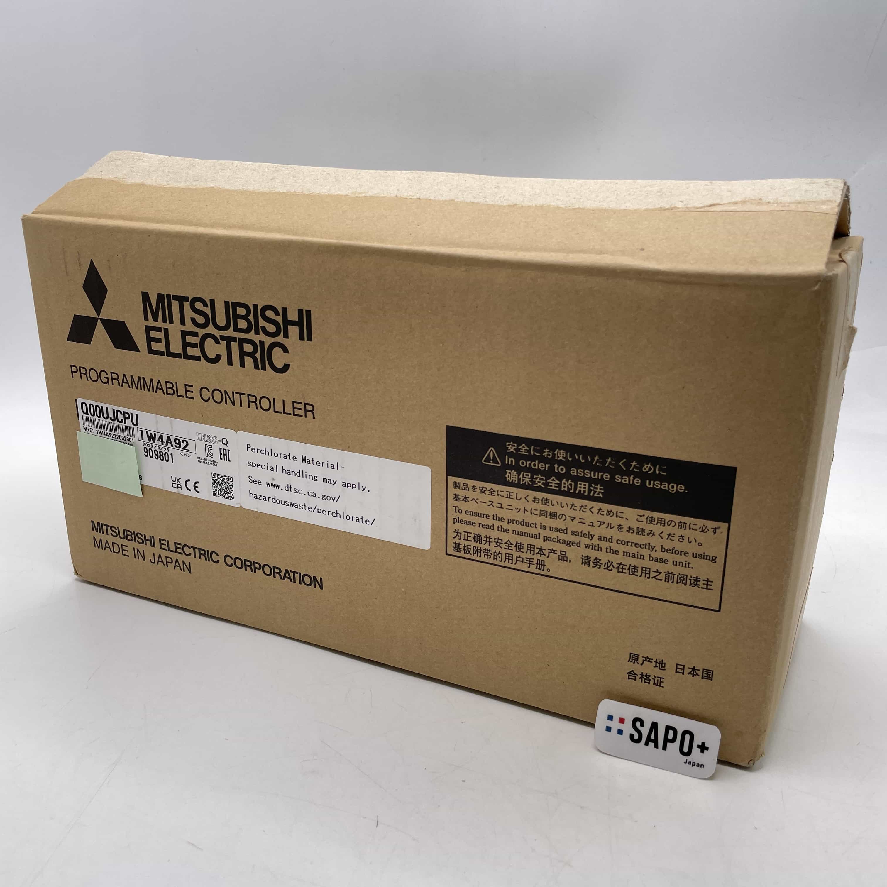 Q00UJCPU 2022年製 外箱ダメージ有/開封済 CPUユニット 三菱電機