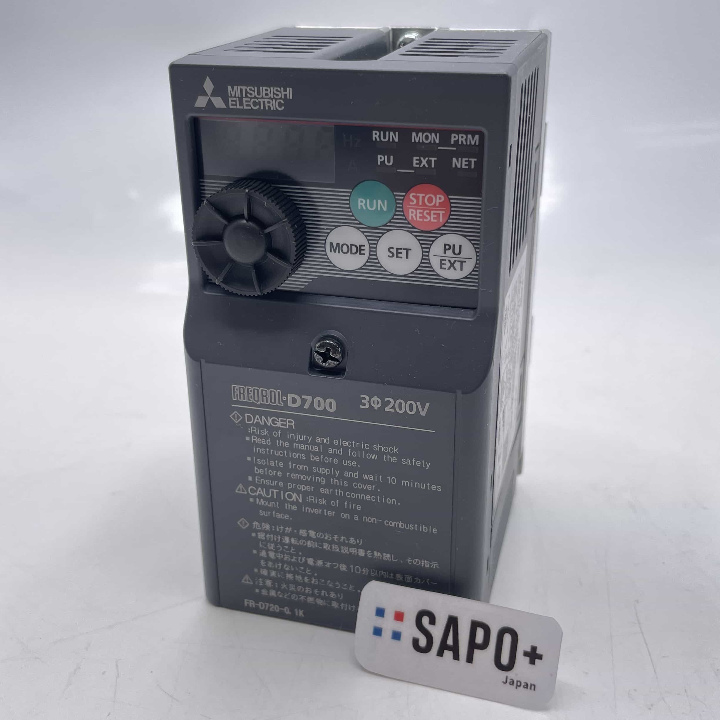 FR-D720-0.1K 2017年製 インバータ 三菱電機