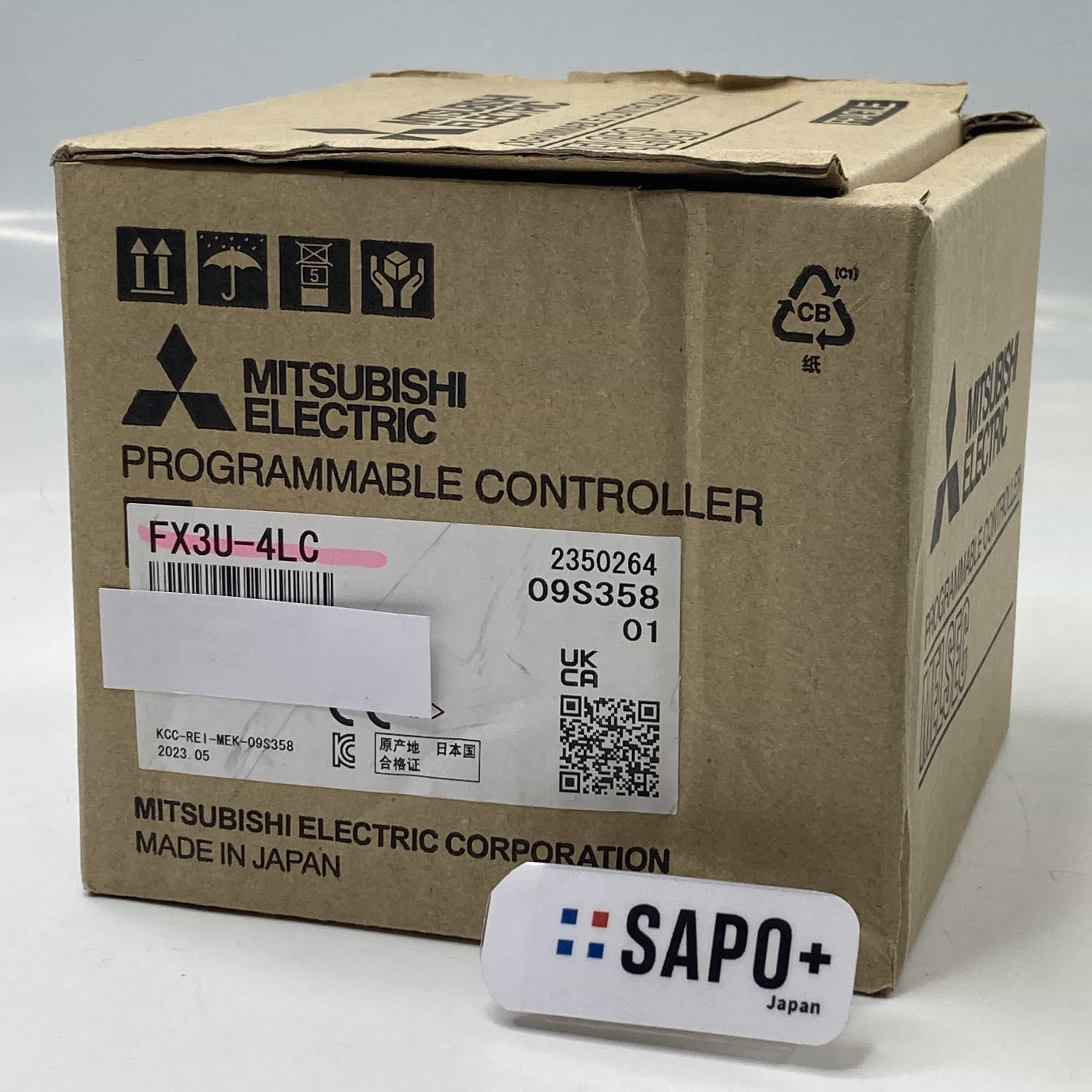 FX3U-4LC 2023年製 外箱ダメージ有 アナログ入力ユニット 三菱電機