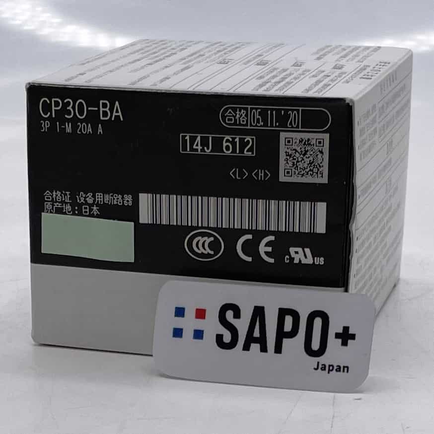 CP30-BA 3P 1-M 20A A 2020年製 サーキットプロテクタ 三菱電機