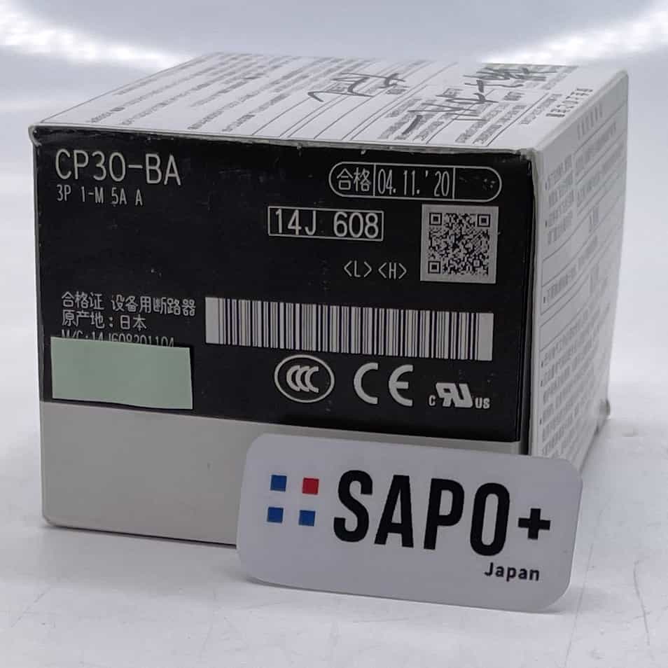 CP30-BA 3P 1-M 5A A 2020年製 外箱ダメージ有/端子カバーなし サーキットプロテクタ 三菱電機