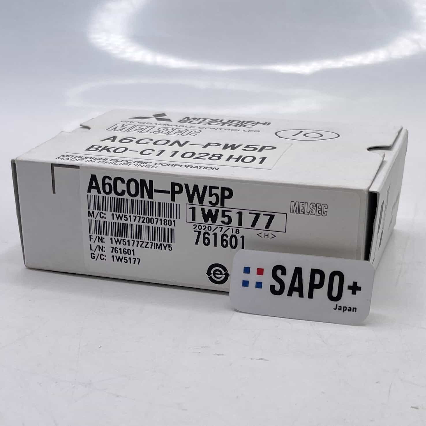 A6CON-PW5P(10個セット） 2020年製 外箱ダメージ有 コネクタ（ケーブル） 三菱電機