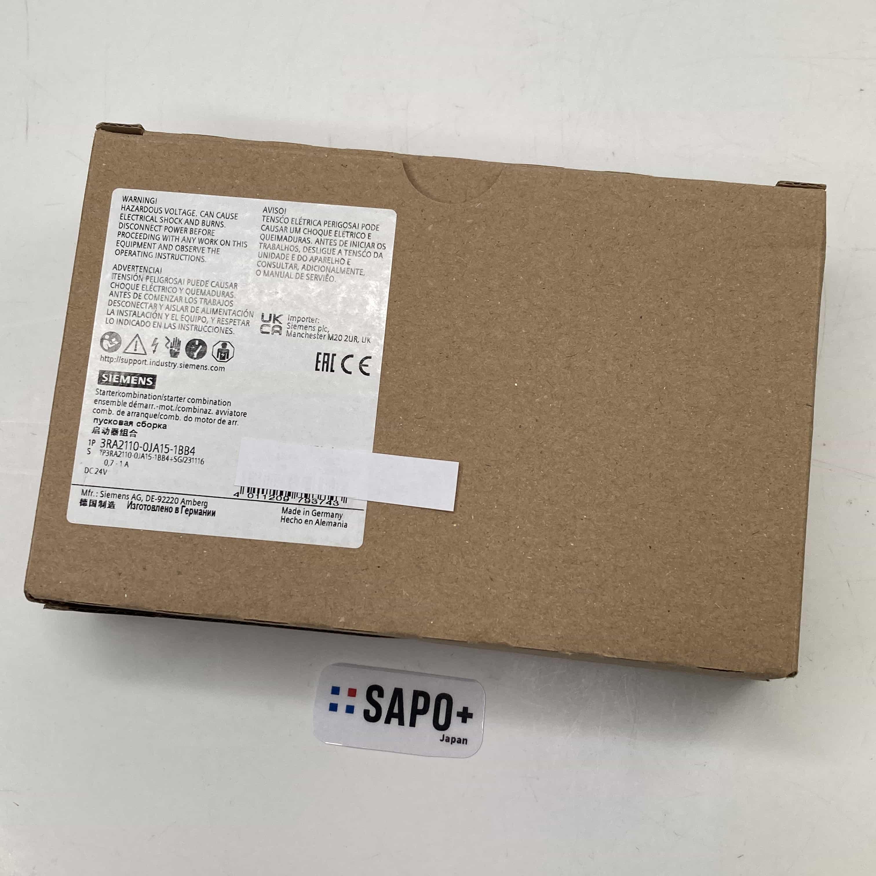 3RA2110-0GA15-1BB4  箱破れ有/箱潰れ有 ロードフィーダ SIEMENS