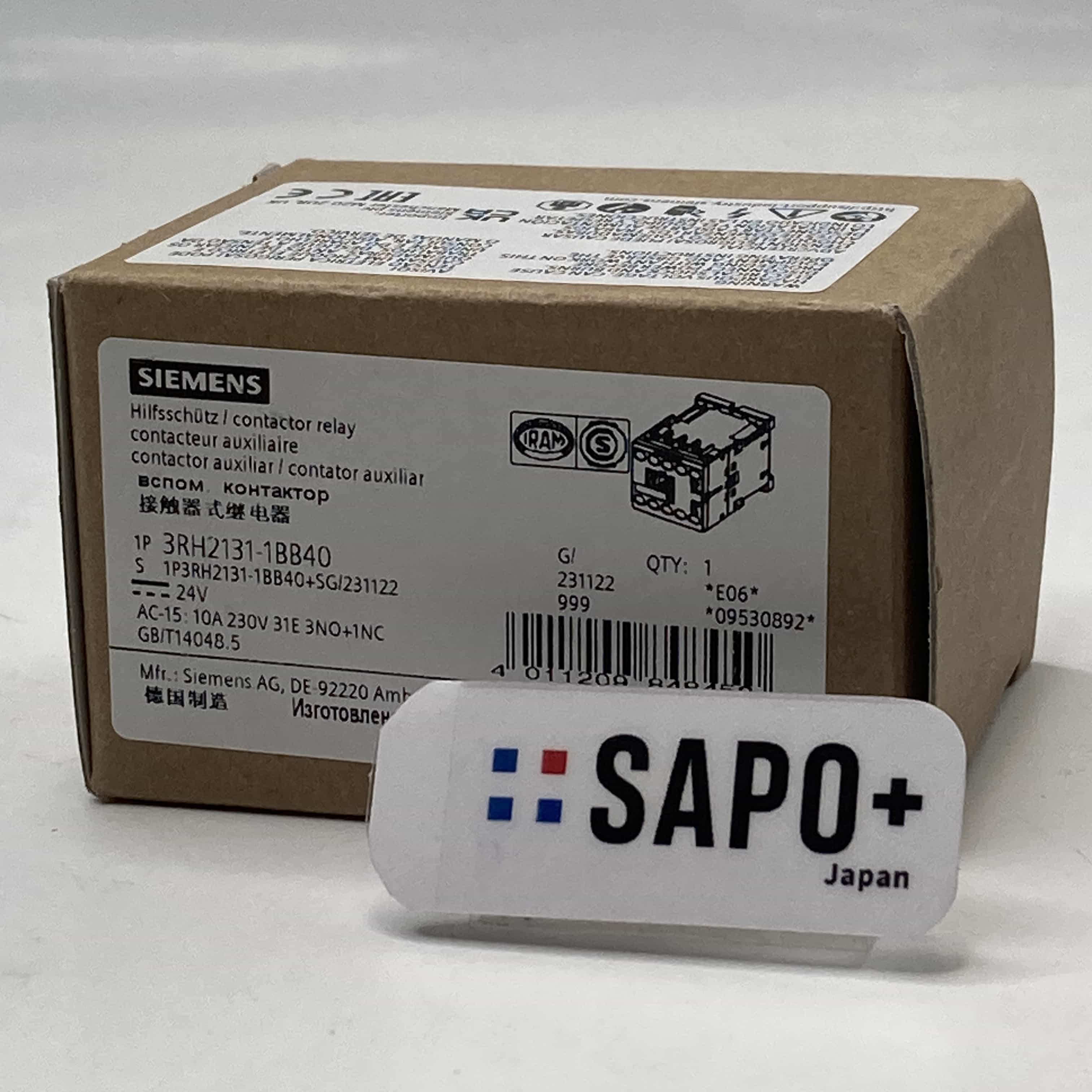 3RH2131-1BB40 補助リレー SIEMENS