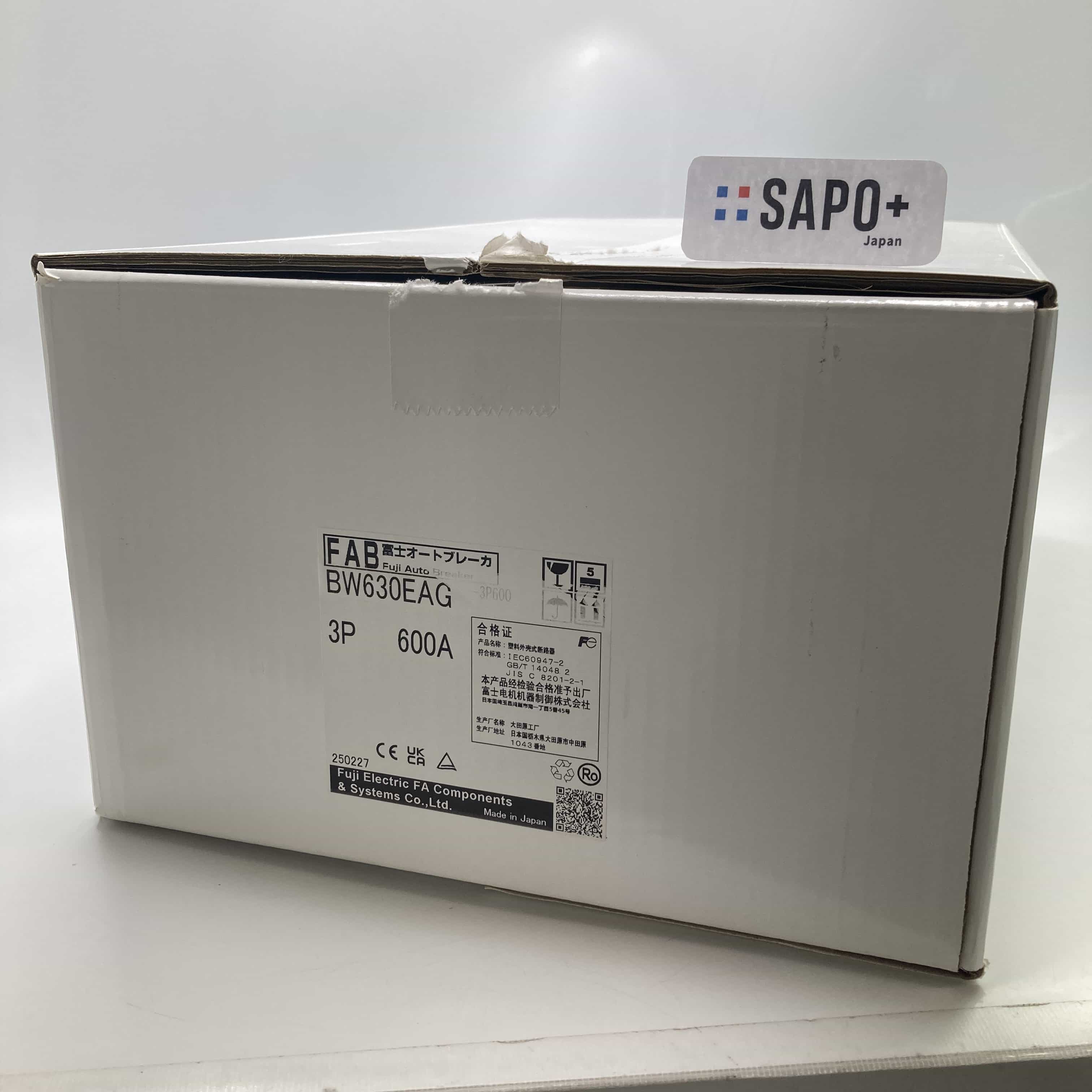 BW630EAG 3P 600A  開封済/外箱ダメージ有 サーキットブレーカ 富士電機