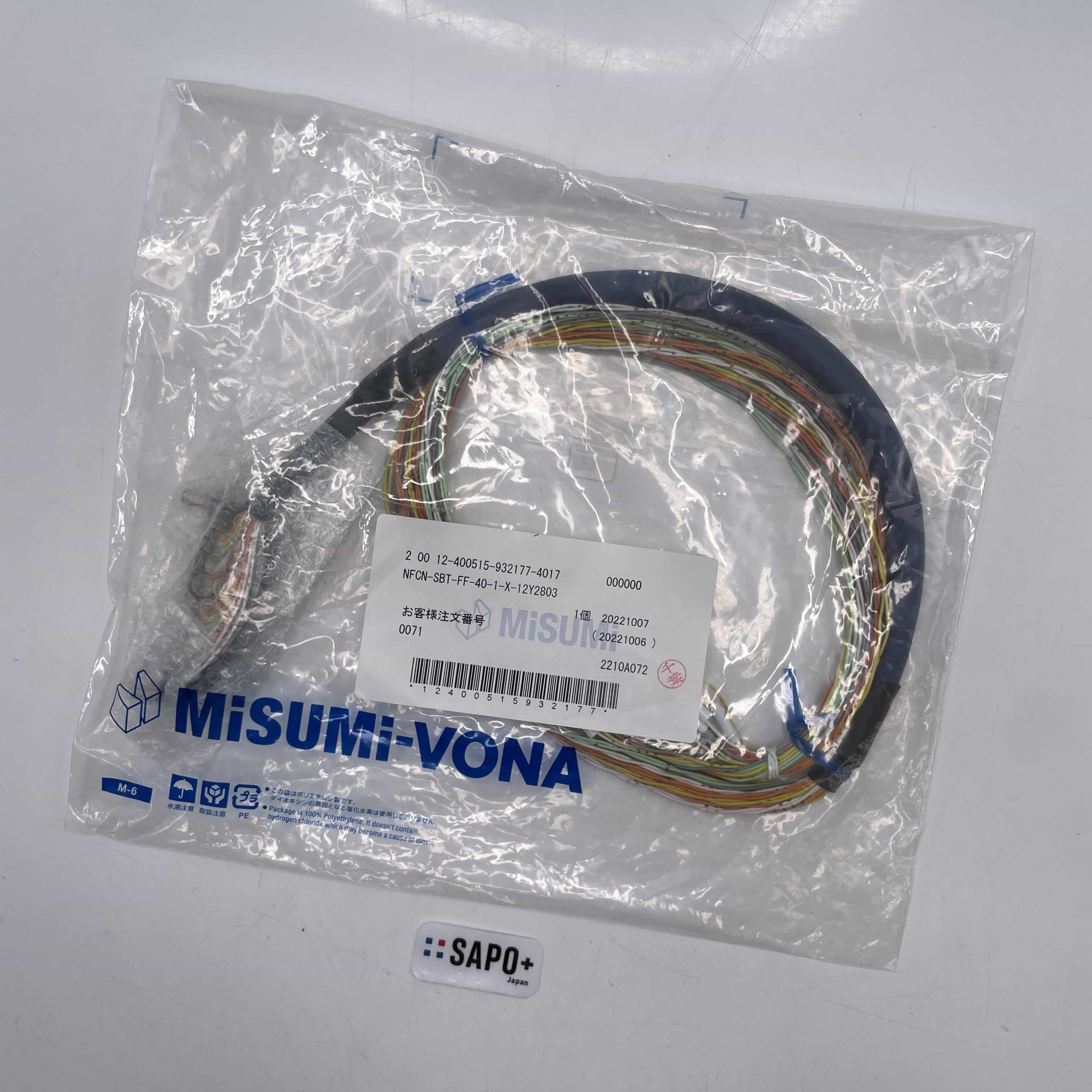 NFCN-SBT-FF-40-1-X-12Y2803 FCNコネクタ付ケーブル 薄型圧接アングルタイプ MISUMI