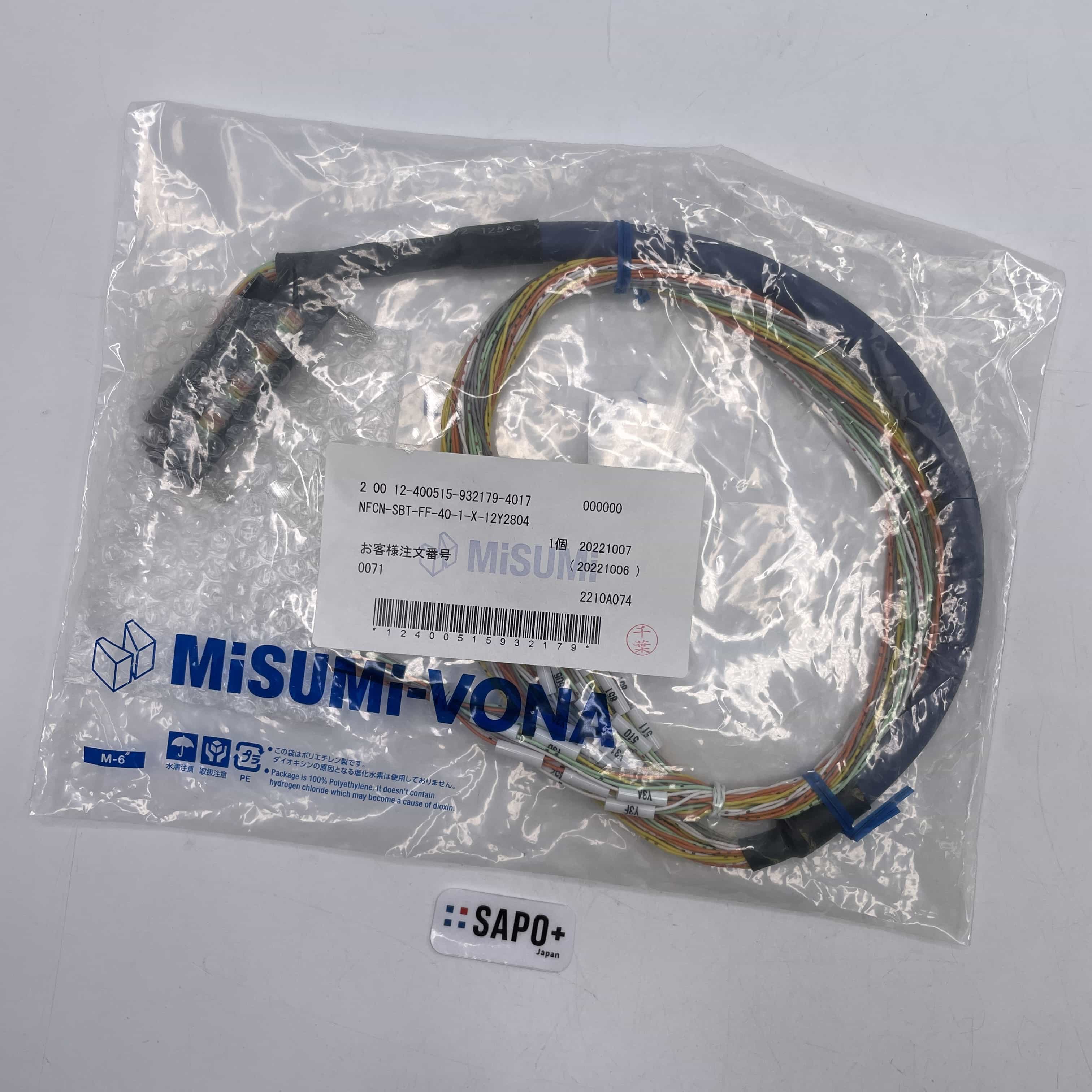 NFCN-SBT-FF-40-1-X-12Y2804 FCNコネクタ付ケーブル 薄型圧接アングルタイプ MISUMI