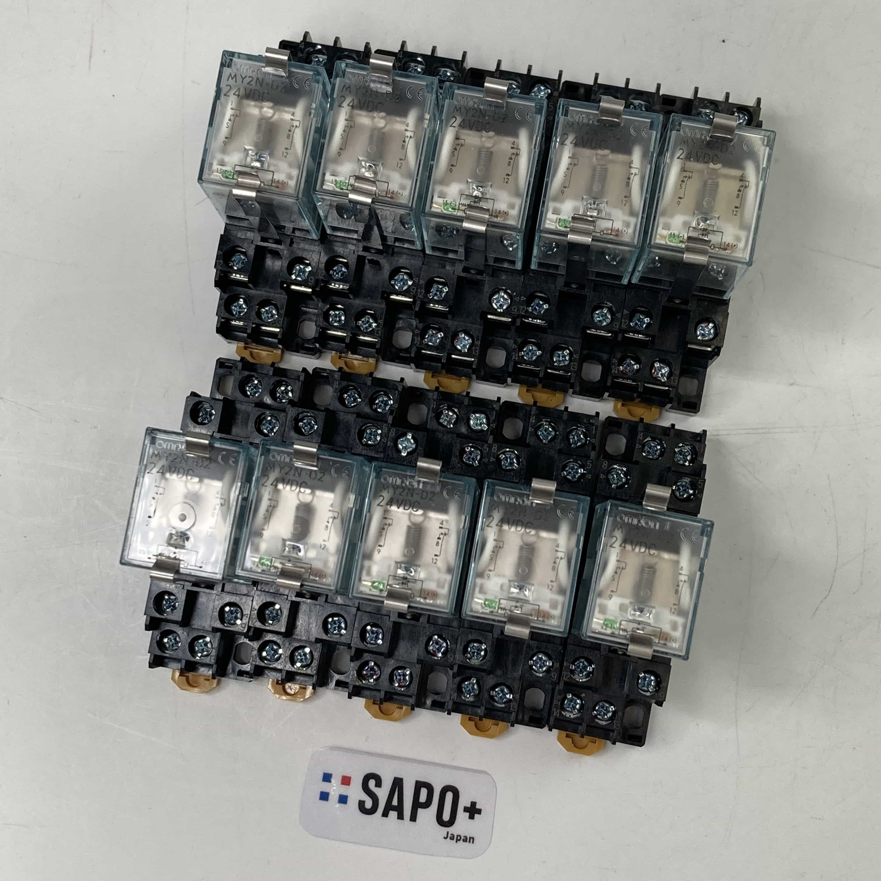MY2N-D2 DC24 ソケット付 10個セット　   汎用リレー（ソケット付） オムロン