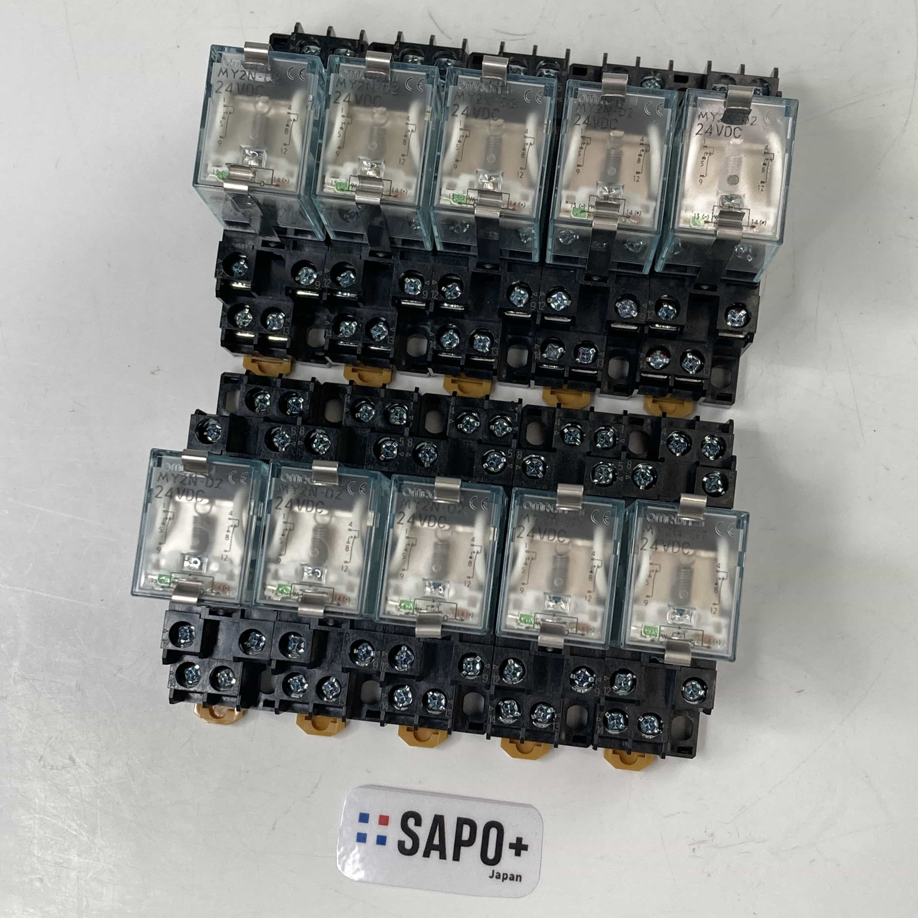 MY2N-D2 DC24 ソケット付 10個セット　   汎用リレー（ソケット付） オムロン