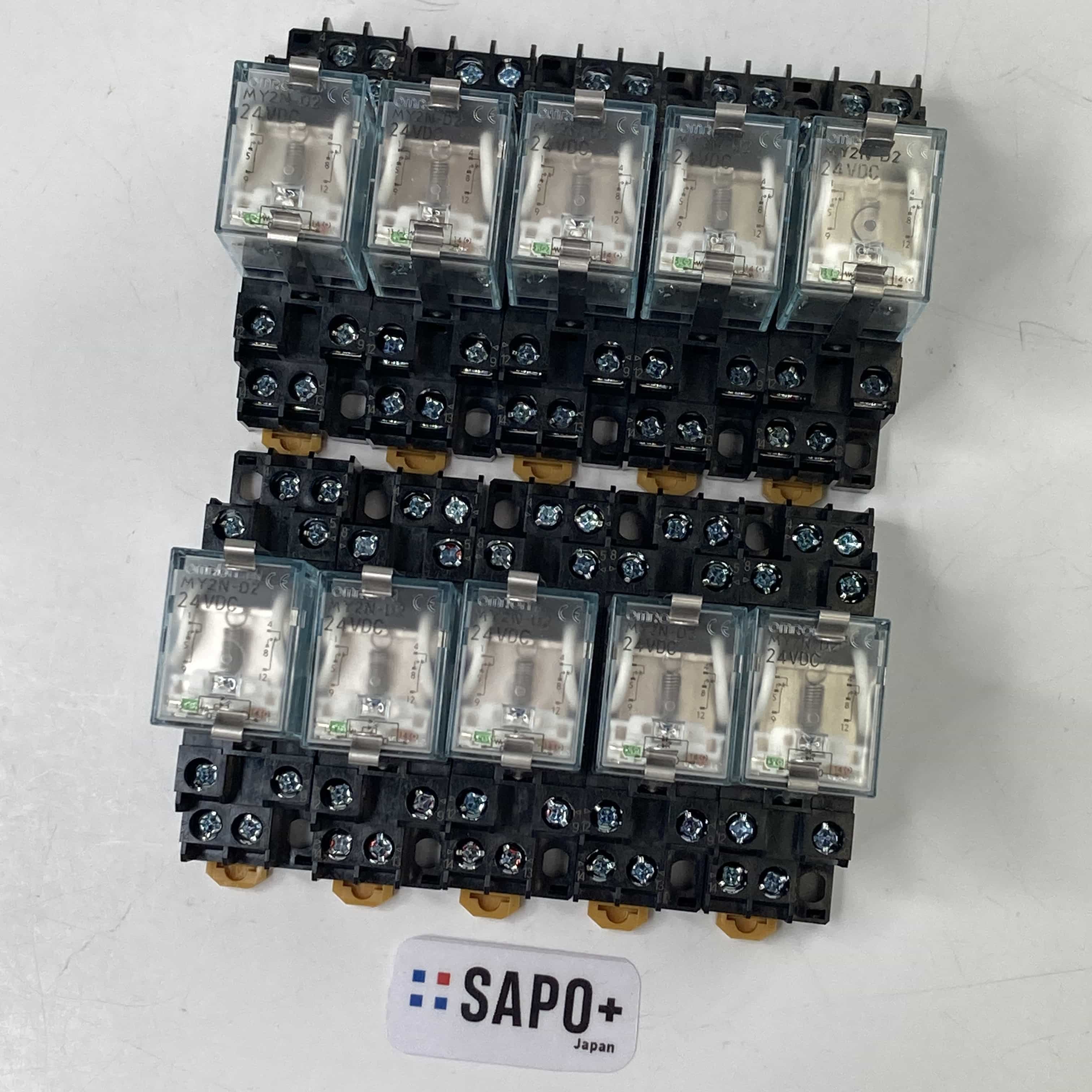 MY2N-D2 DC24 ソケット付 10個セット　   汎用リレー（ソケット付） オムロン