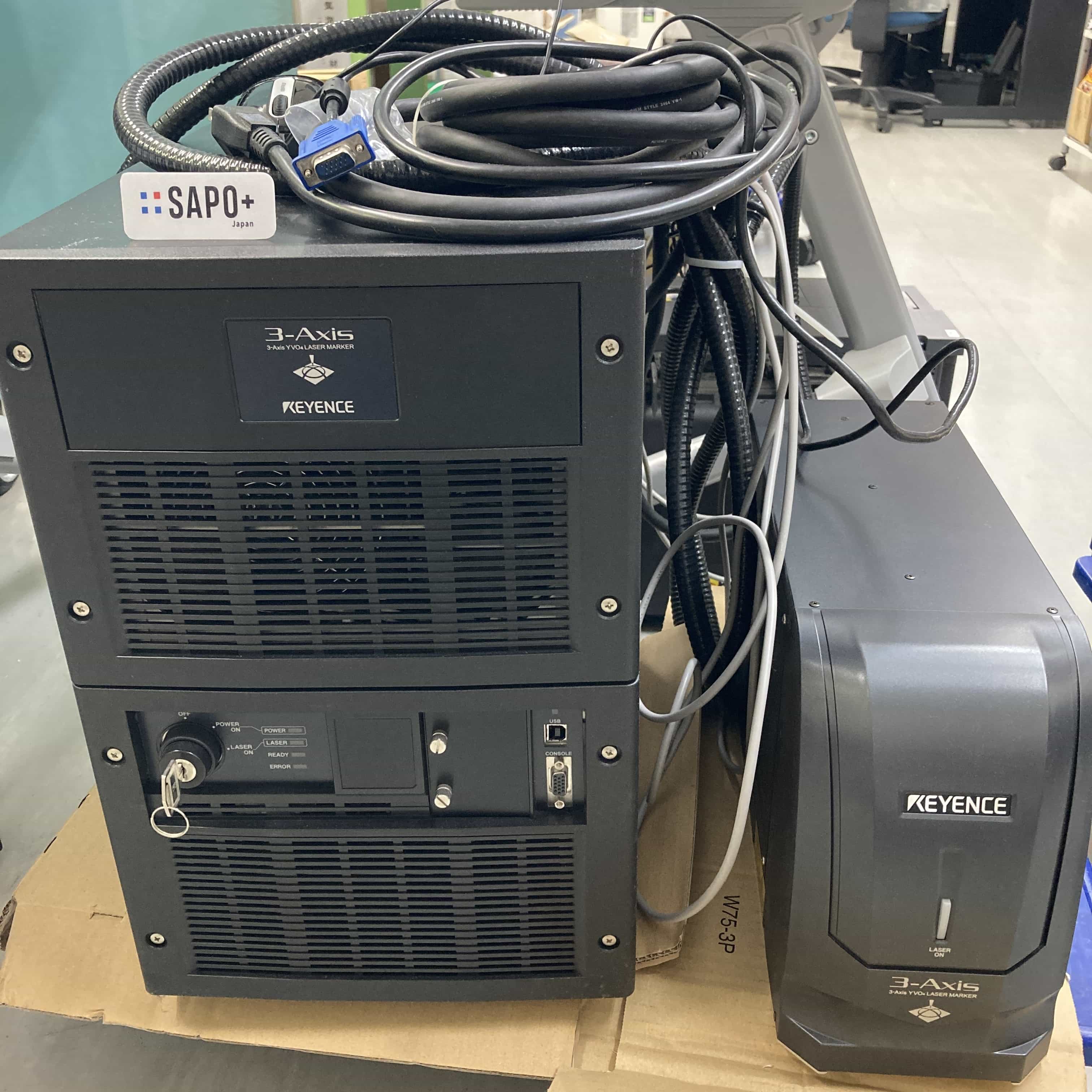 MD-V9900A 通電確認済/レーザーON未確認   3Axis-YVO4レーザマーカ キーエンス