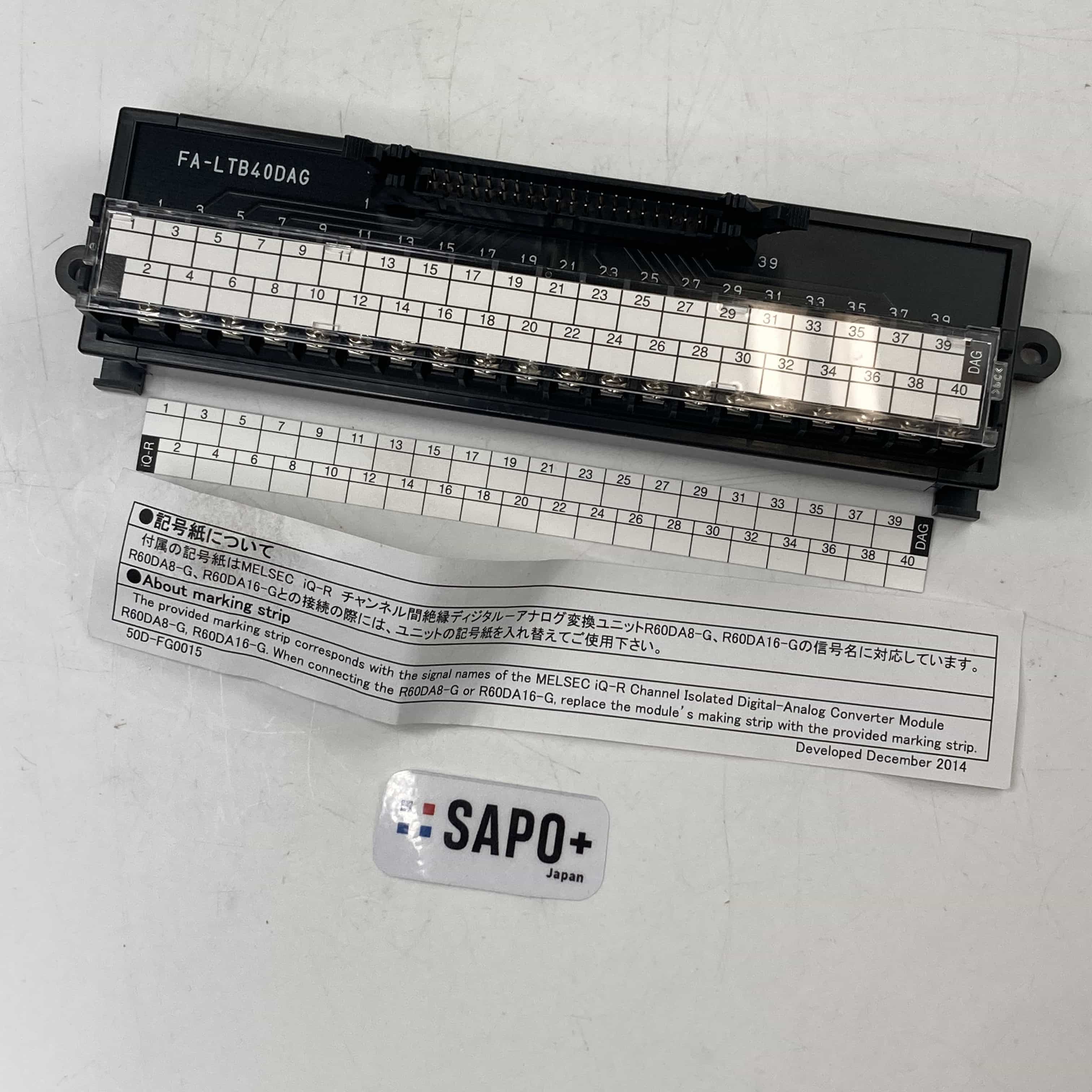 FA-LTB40DAG 2019年製 箱無 コネクタ端子台変換ユニット 三菱電機