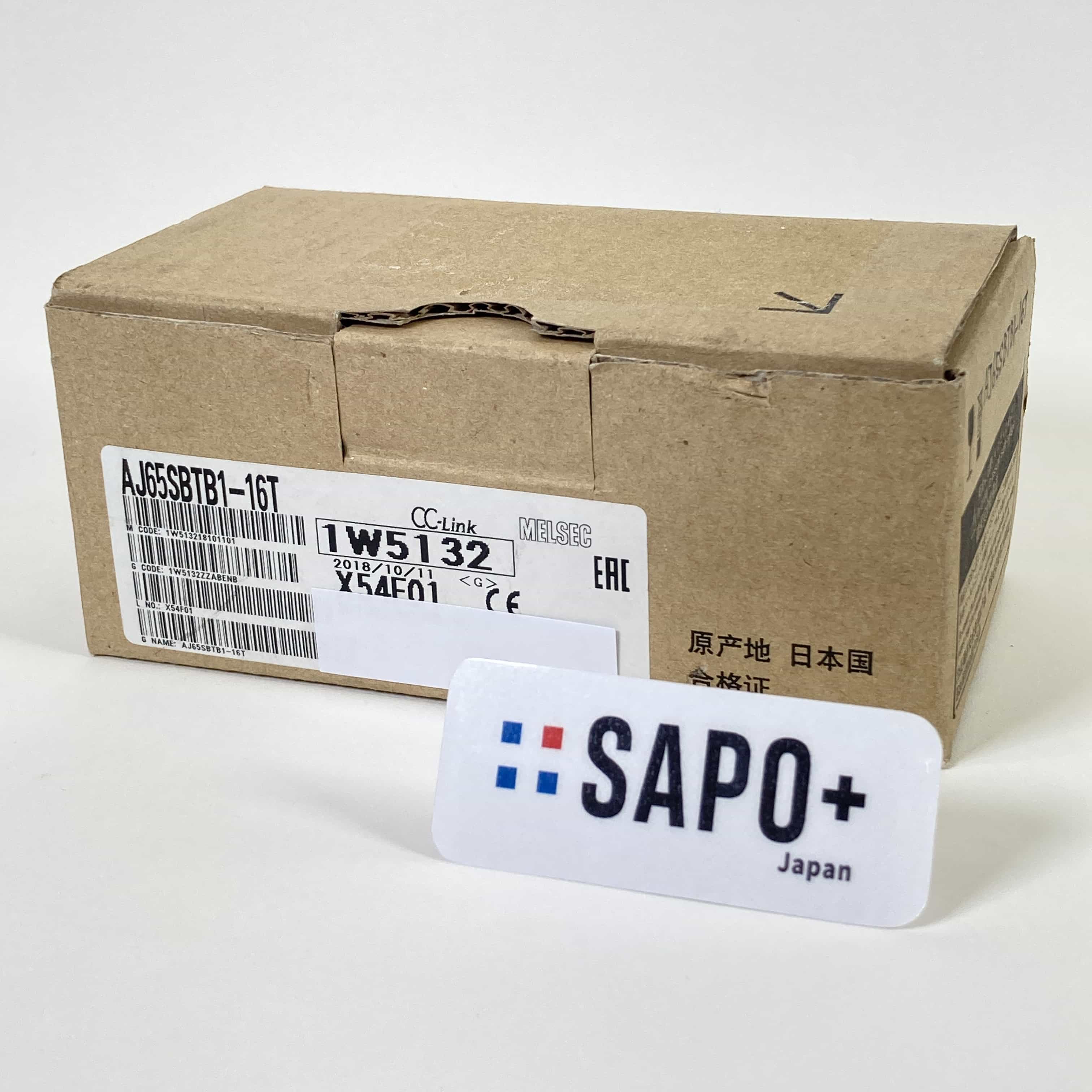 AJ65SBTB1-16T 2018年製 CC-Link小形タイプリモートI/Oユニット トランジスタ出力16点 三菱電機