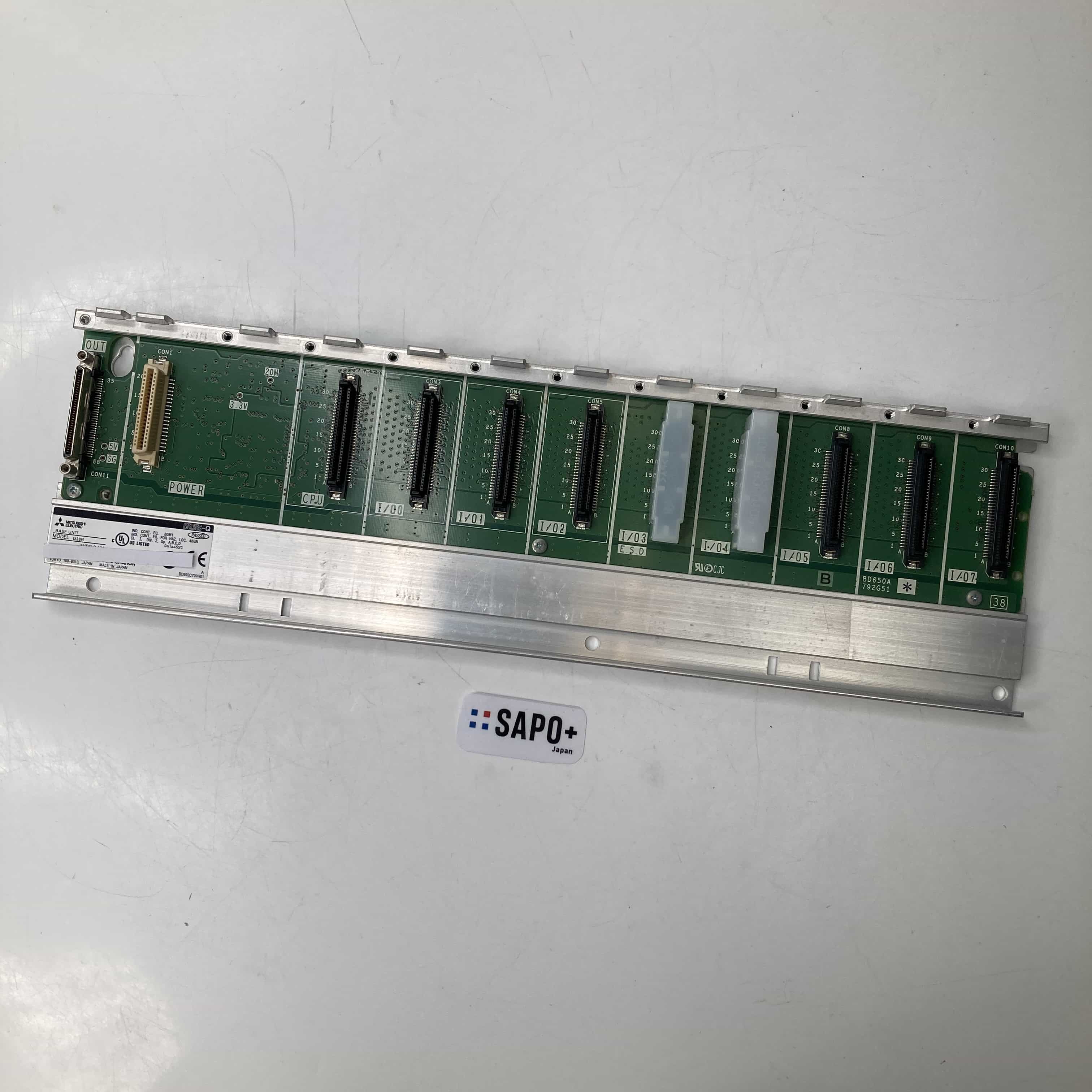 Q38B 2017年製 MELSEC-Q 基本ベースユニット 三菱電機