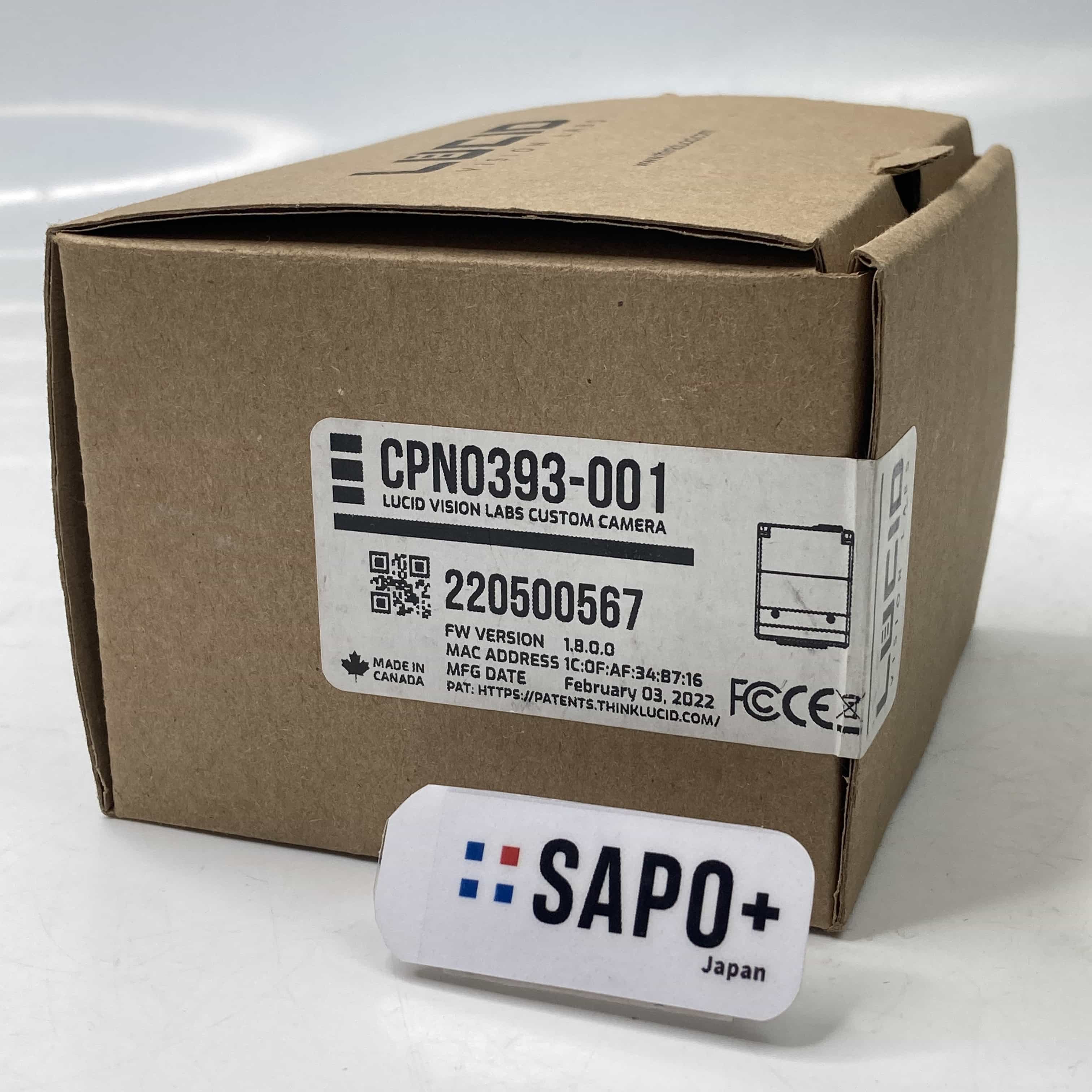 CPN0393-001 3Dカメラ LUCID