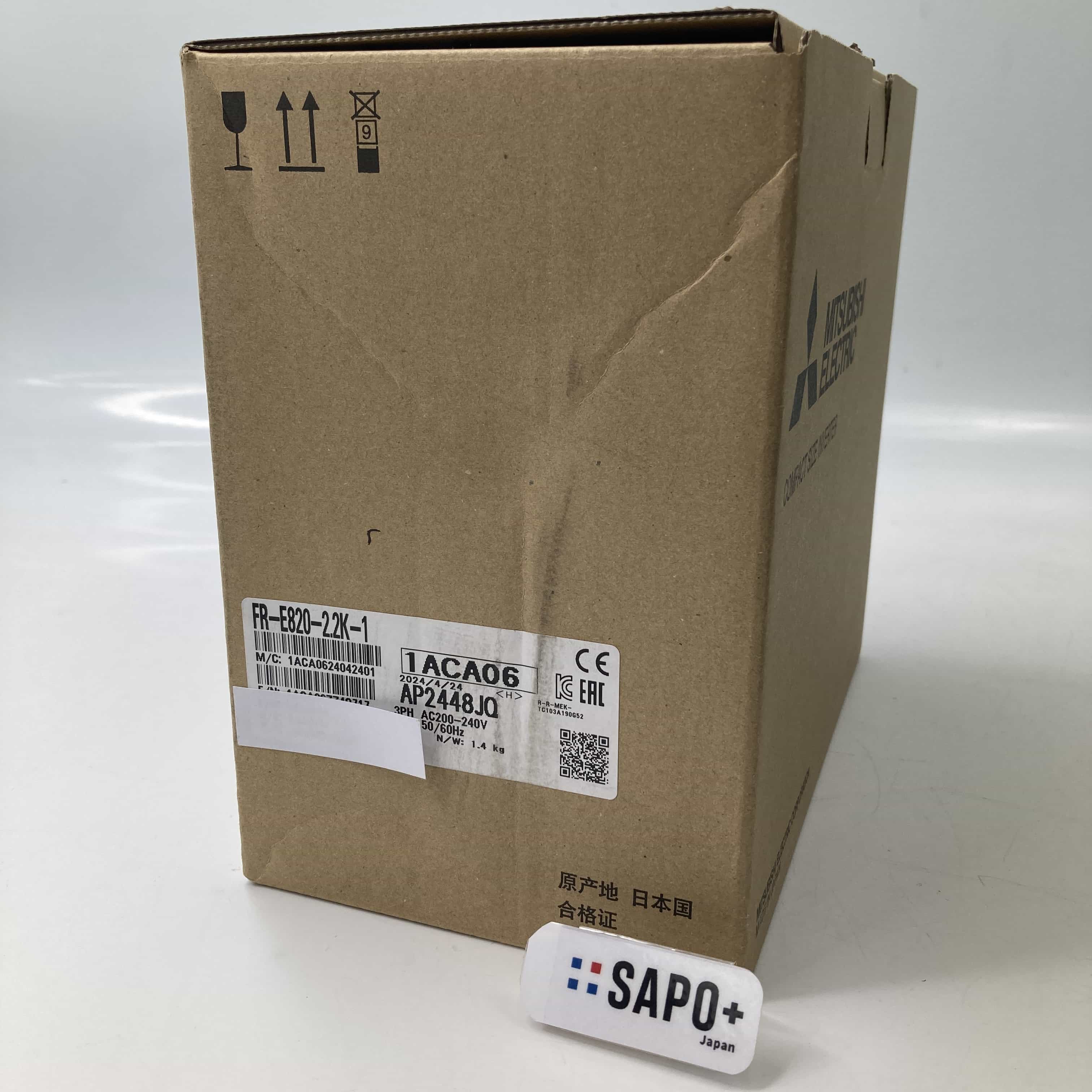 FR-E820-2.2K-1 2024年製 箱汚れ有 インバータ 三菱電機