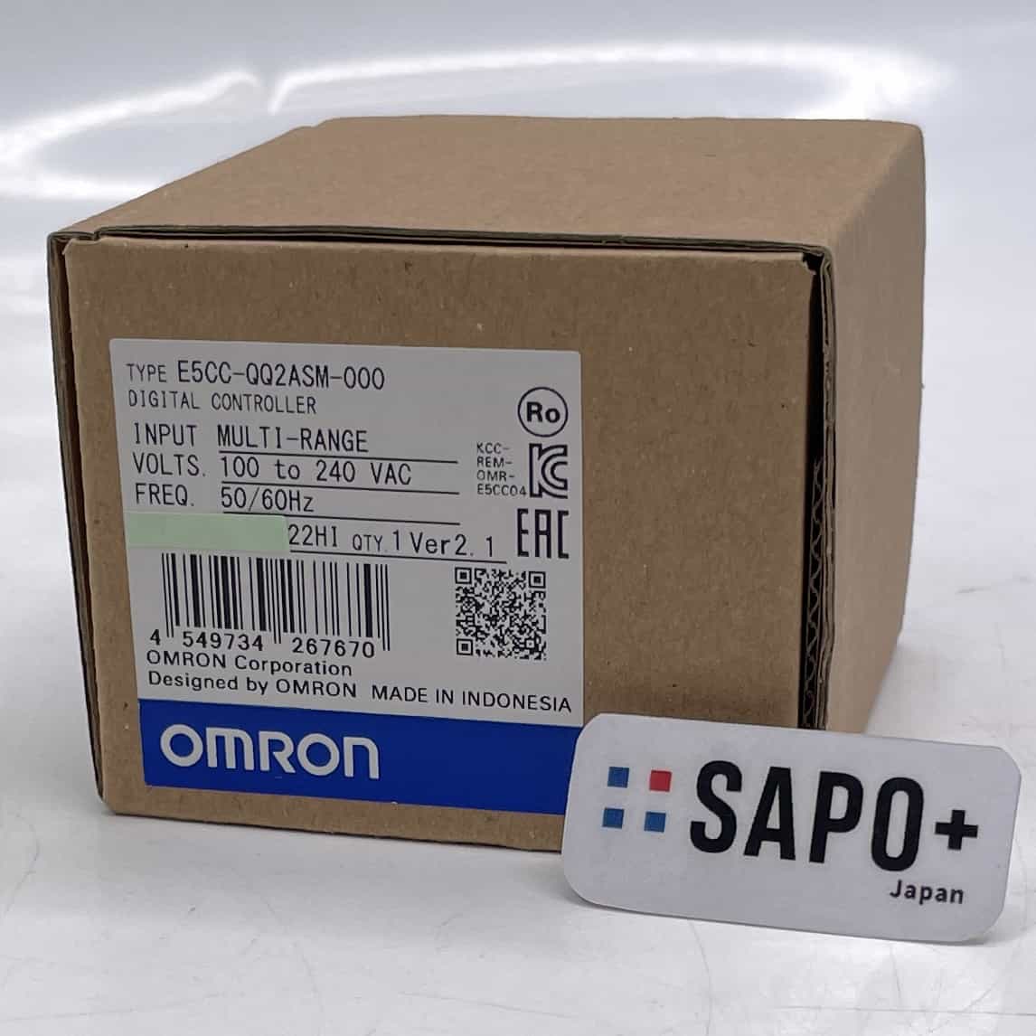 E5CC-QQ2ASM-000 ver2.1 温度調節器 オムロン