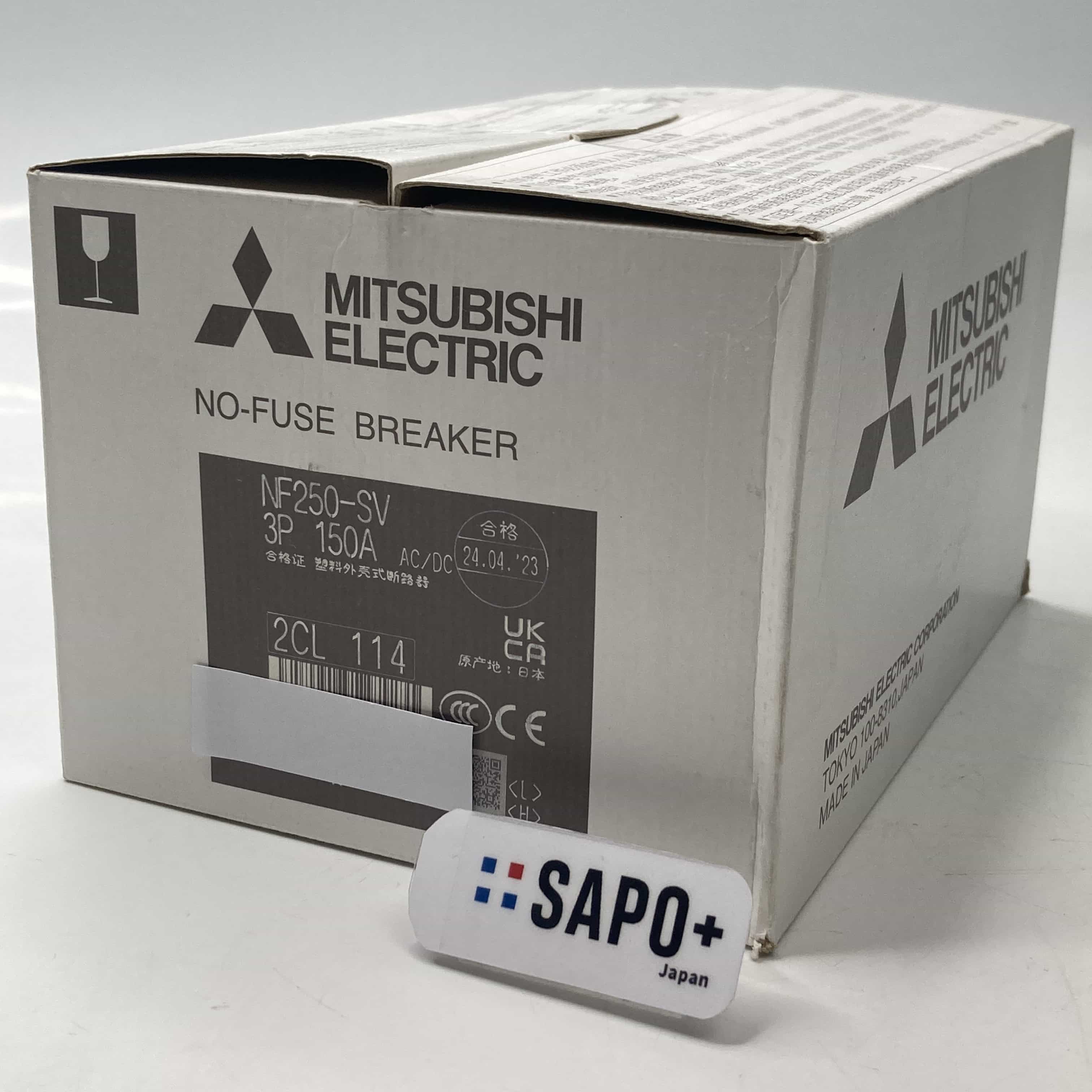 NF250-SV 3P 150A 2023年製 本体スレ傷有 配線用遮断器 三菱電機